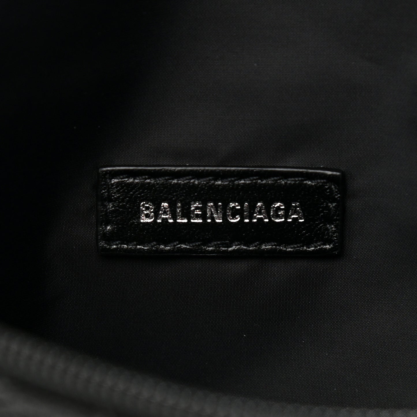 Canvas BB Monogram Medium Signature Beltpack Black