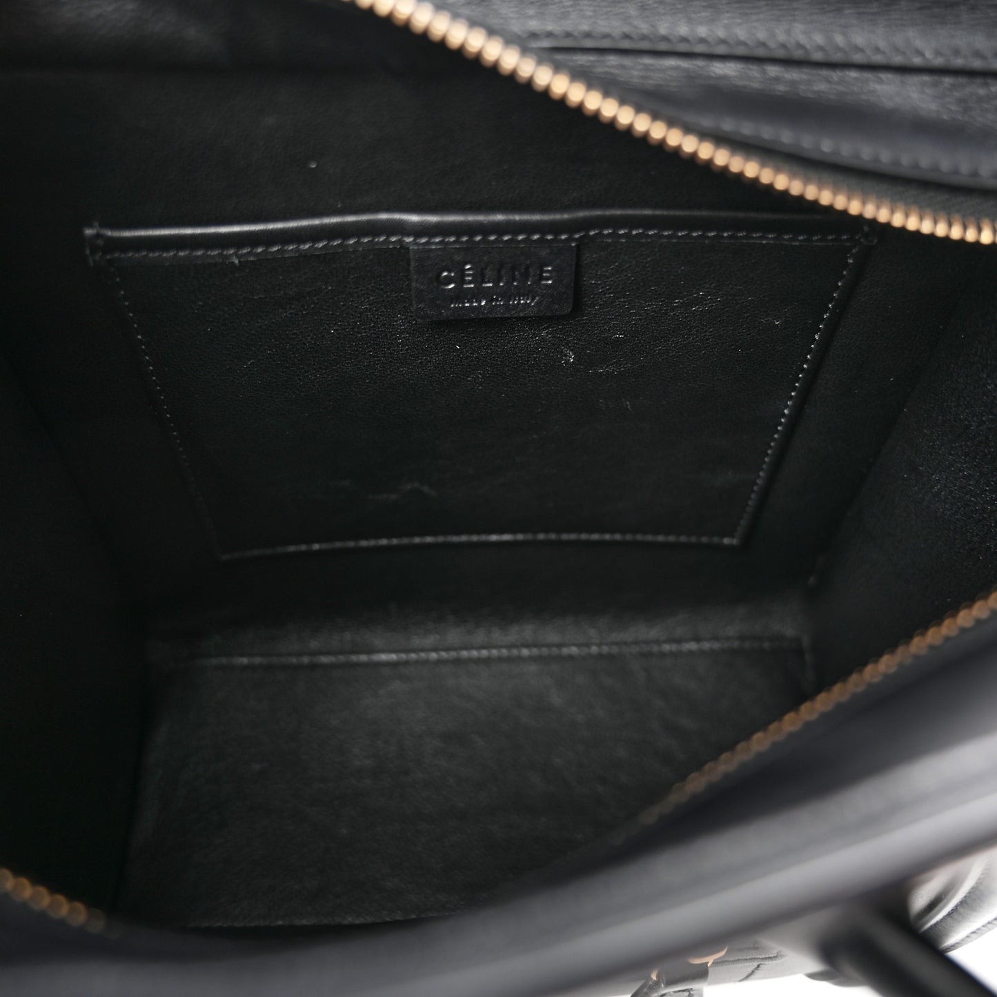Smooth Calfskin Nano Luggage Black