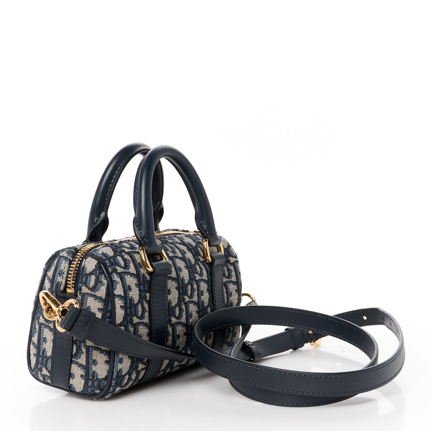 Christian Dior Oblique Nano Groove 17 Bag Blue 3 of 11