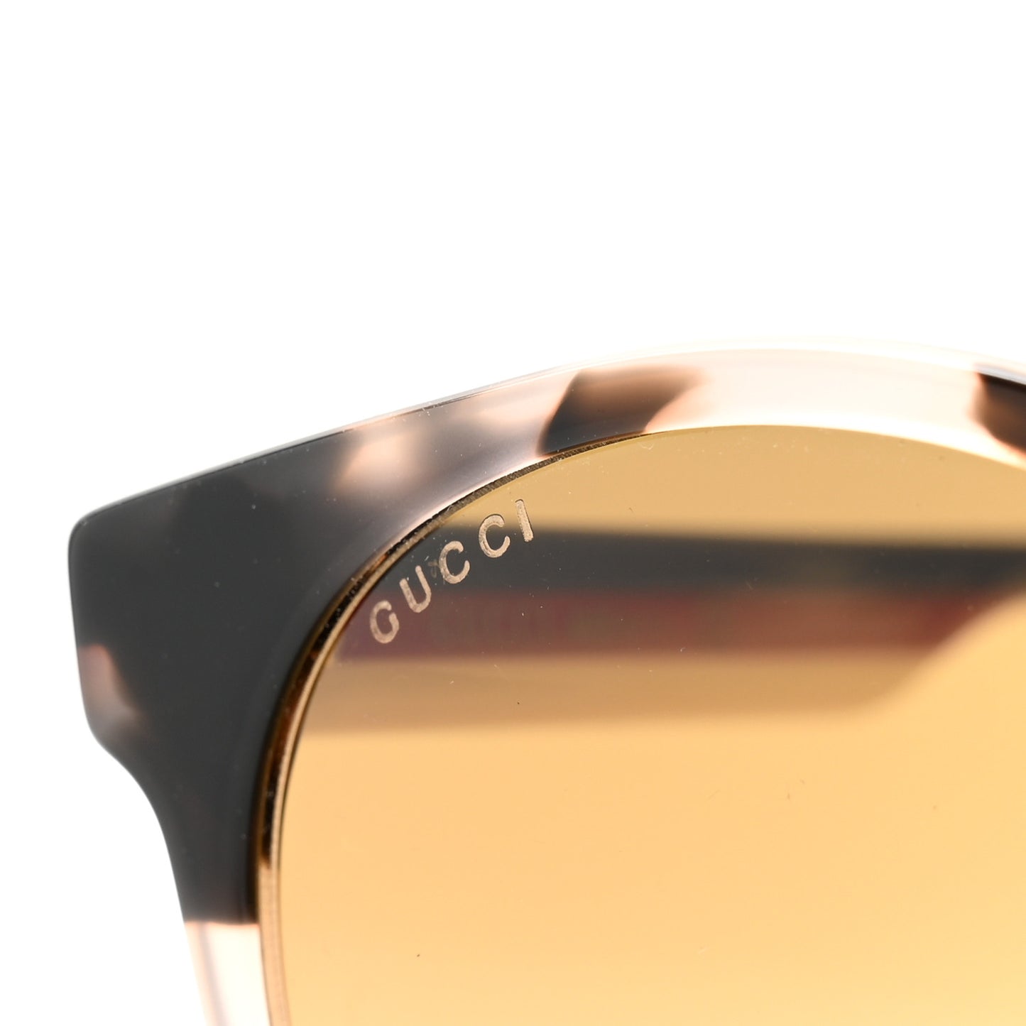 Acetate Round Eye GG Web Sunglasses GG0416SK Tortoise
