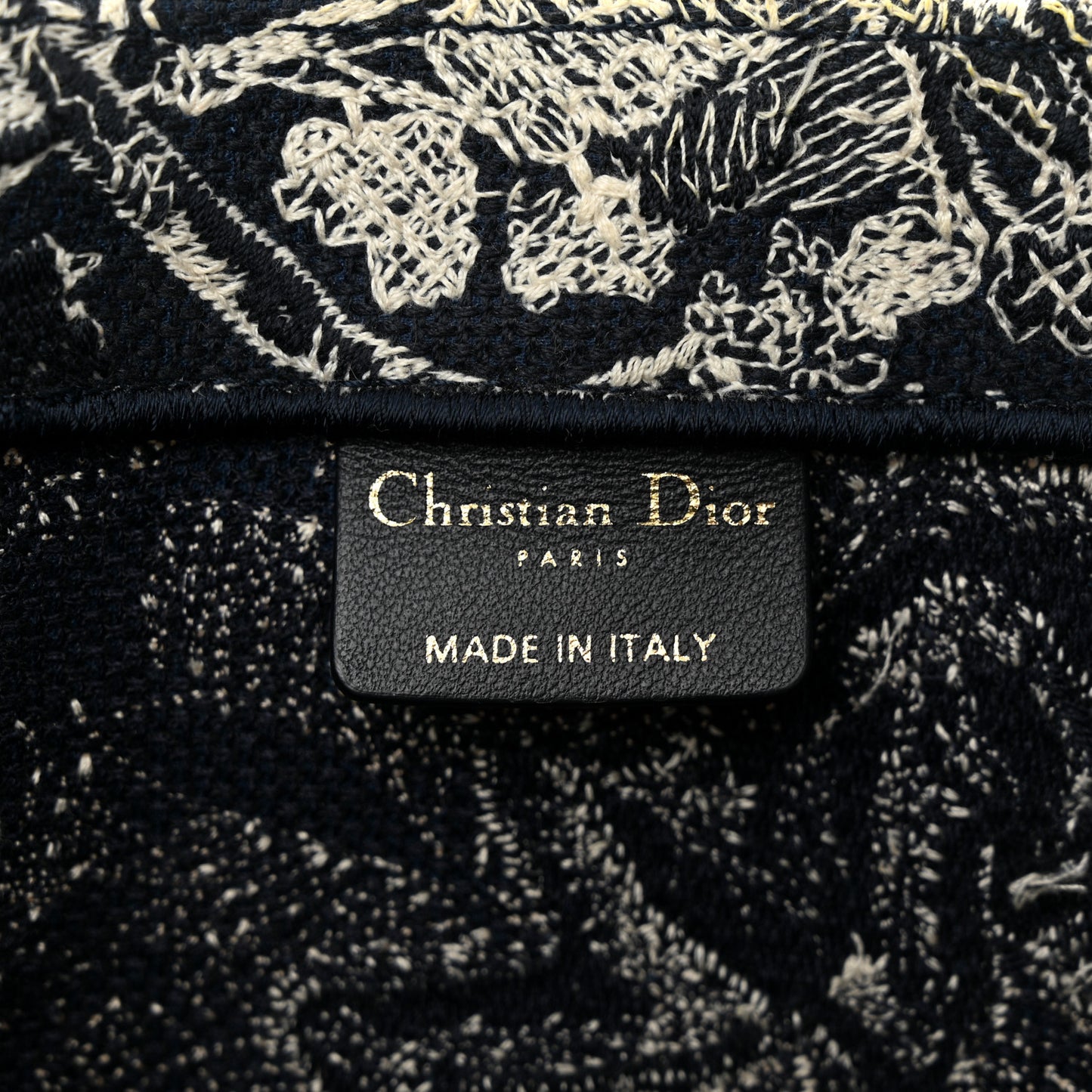 Canvas Embroidered Large Dioriviera Toile De Jouy Reverse Book Tote Blue