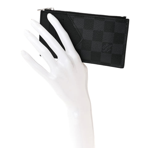 LOUIS VUITTON Damier Graphite Coin Card Holder