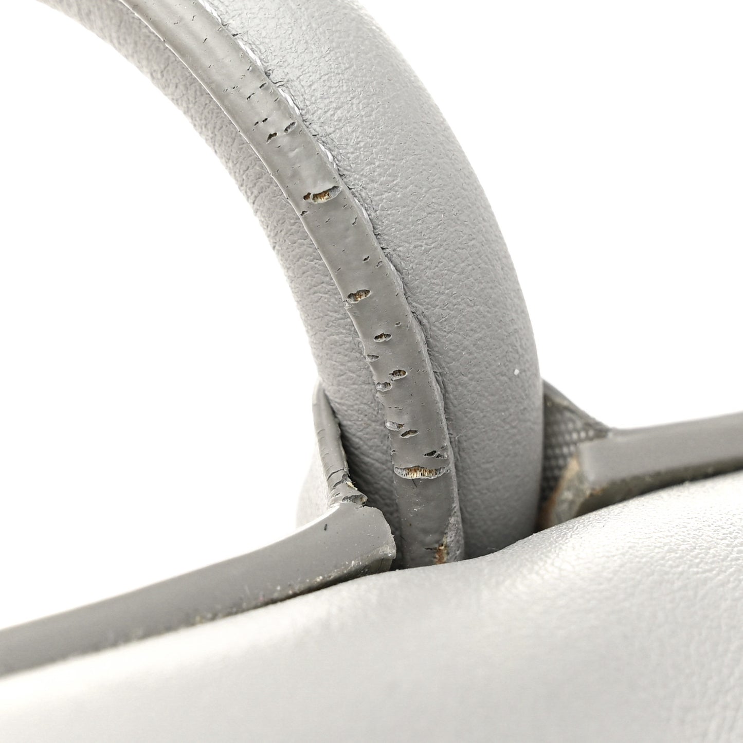 Smooth Calfskin Medium Antigona Soft Lock Duffle Bag Pearl Grey