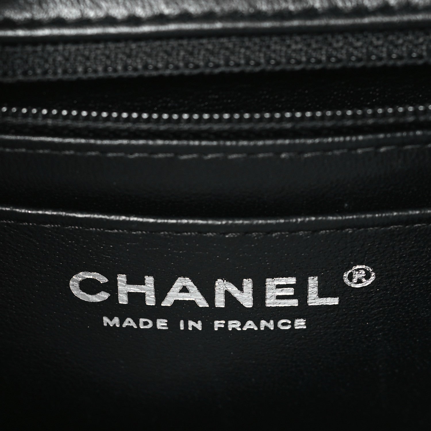 Chanel Lambskin Quilted Mini Rectangular Flap Black 6 of 10