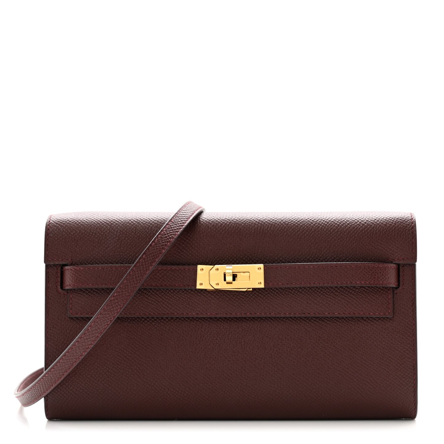 Epsom Kelly Wallet To Go Bordeaux