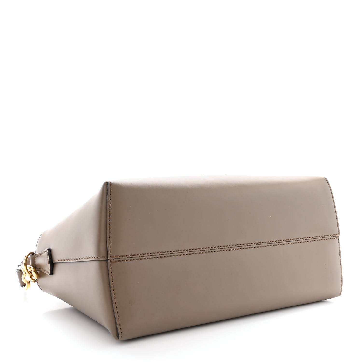 Fendi Vitello King Elaphe Python Print Logo Medium By The Way Boston Bag Tartufo Daisy Roccia 4 of 12