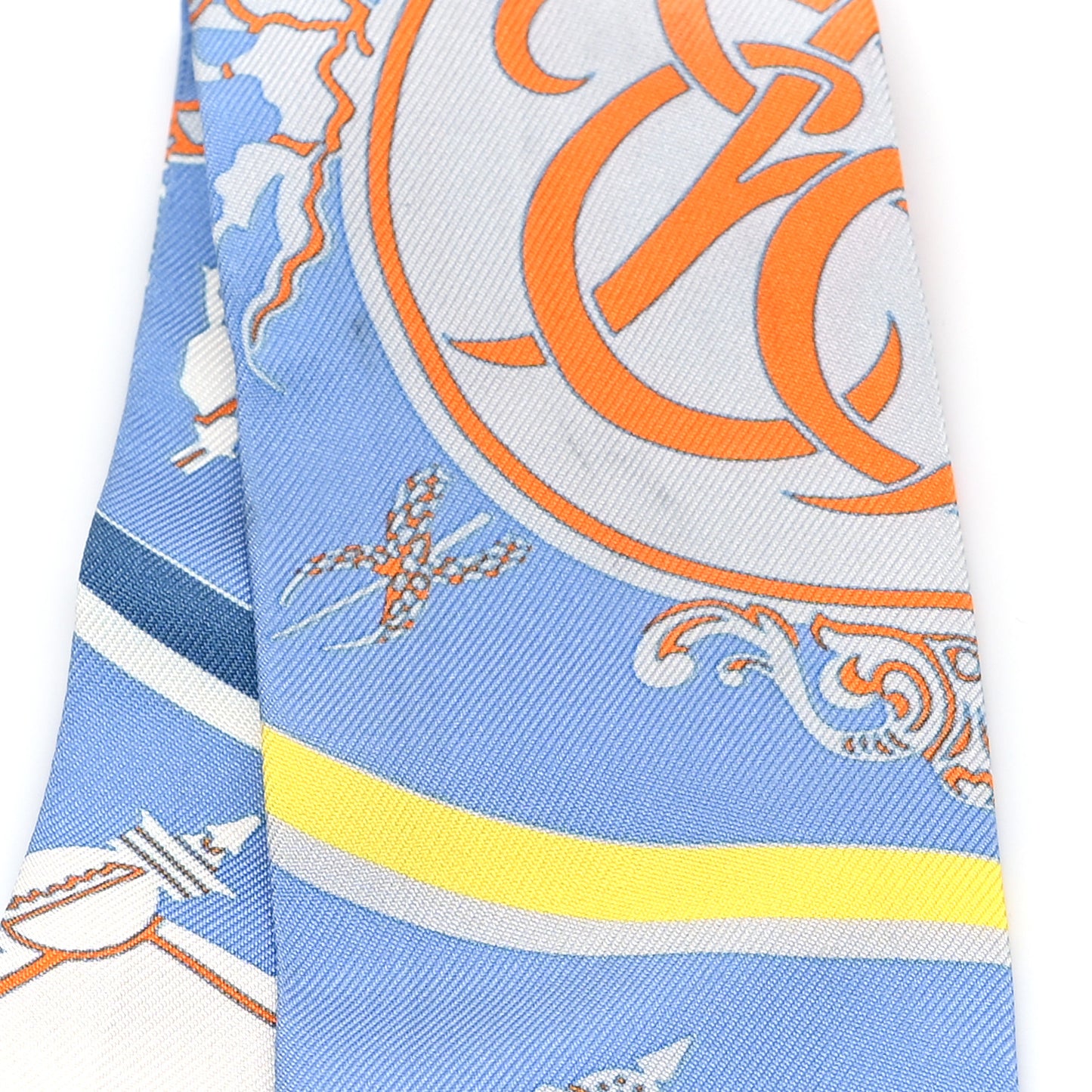 Silk Ex-Libris Sticker Twilly Bleu Moyen Jaune Vif