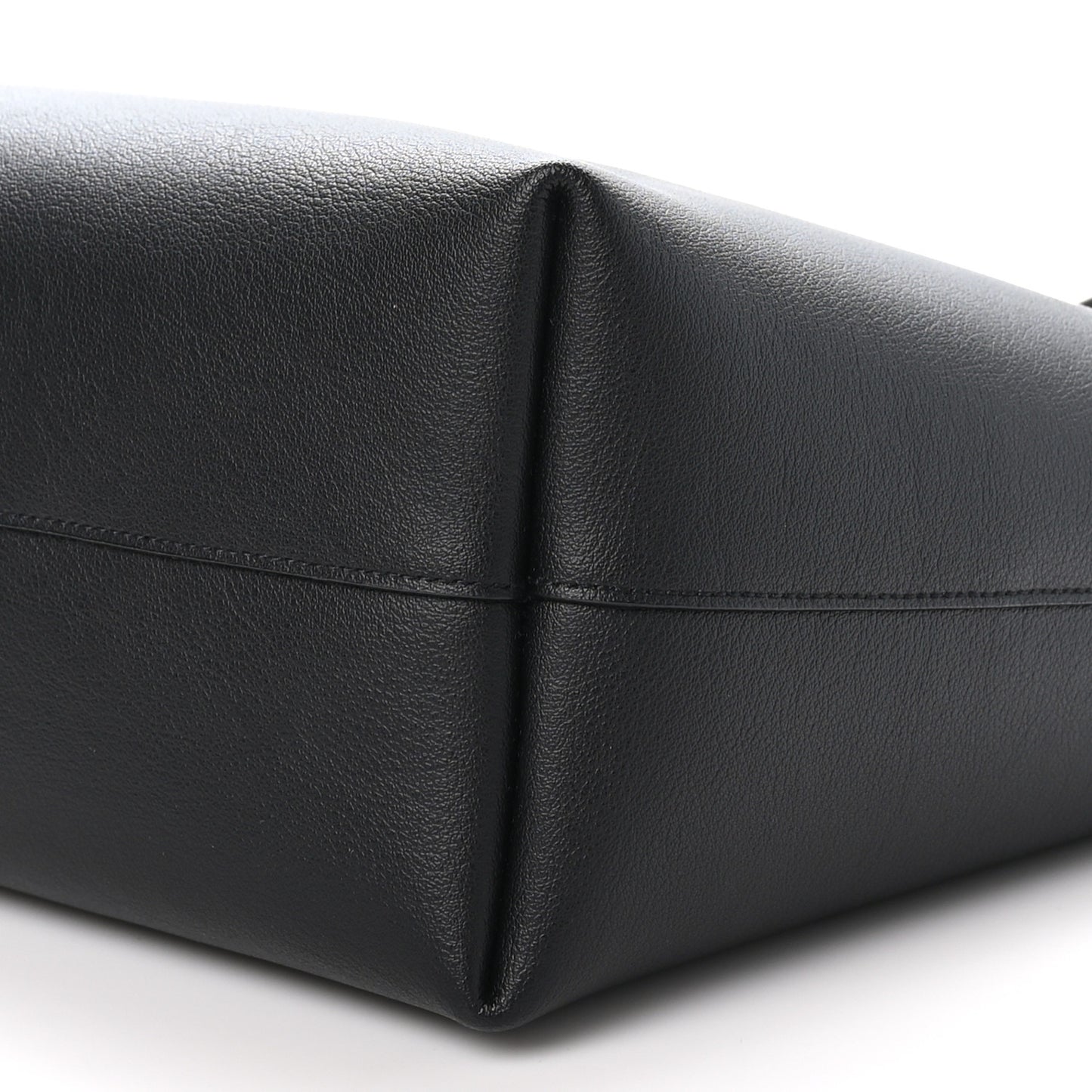 Calfskin Large Shopping Tote Black