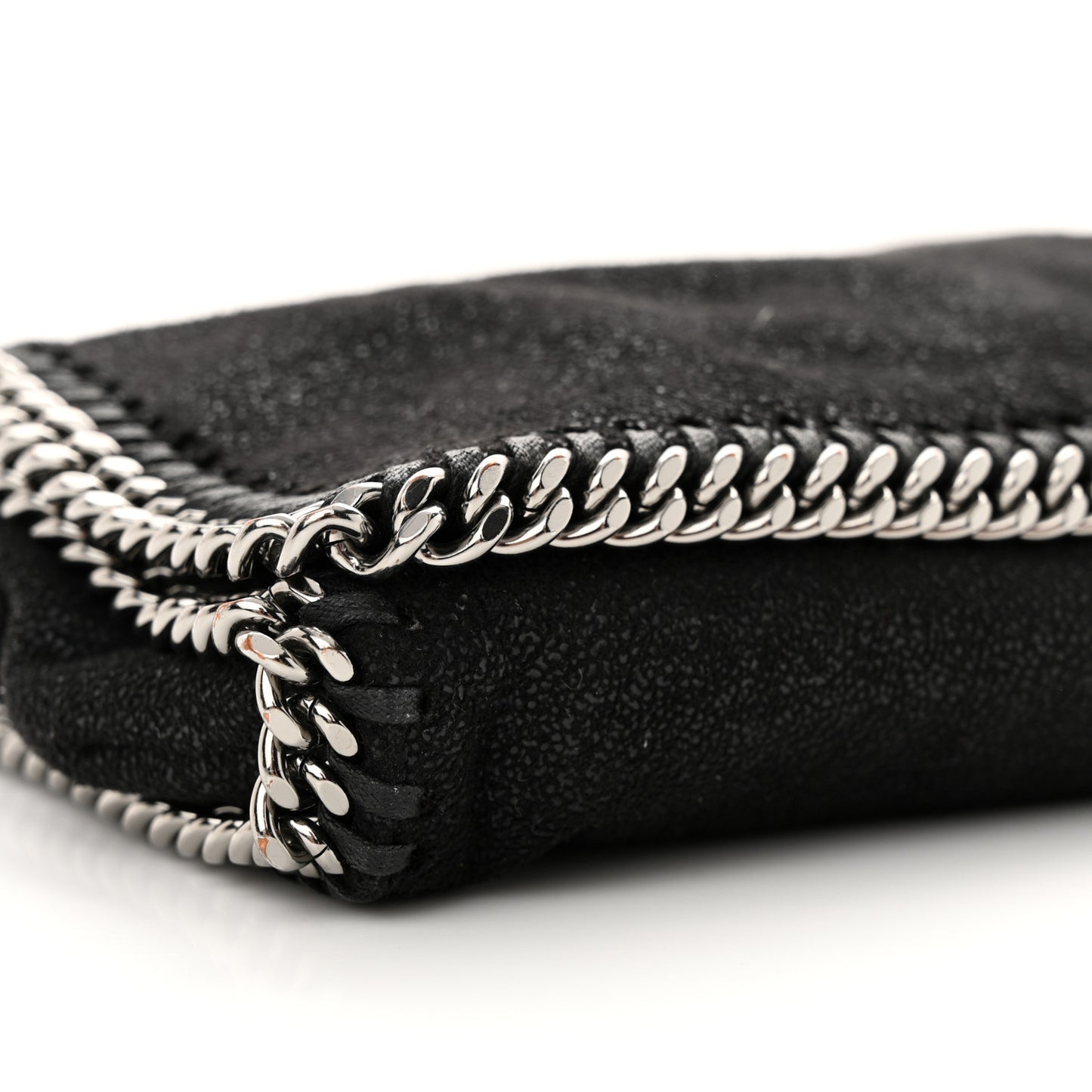 STELLA MCCARTNEY Shaggy Deer Falabella Crossbody Bag Black