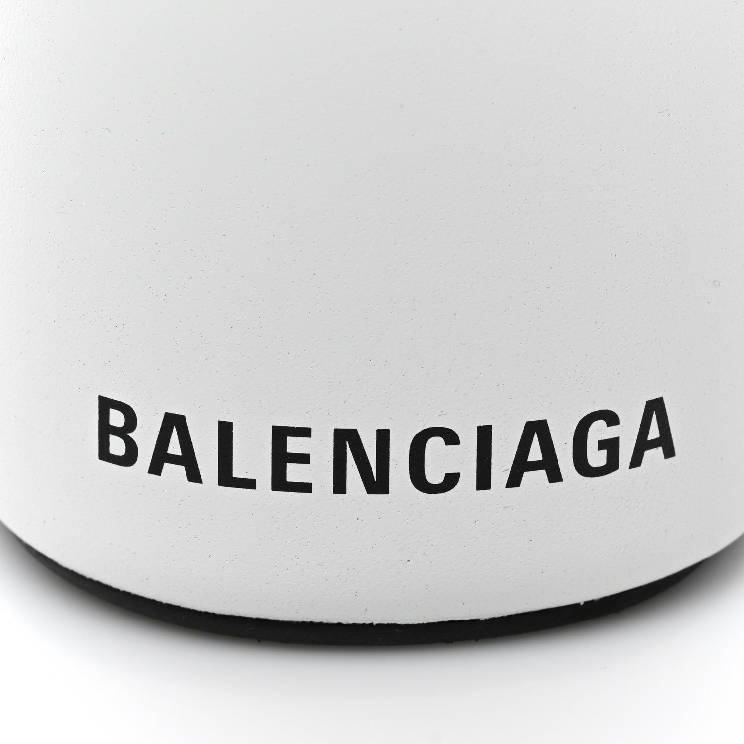 Balenciaga Smooth Nappa Logo Rise Wedge Sandals 39 White Black 8 of 10