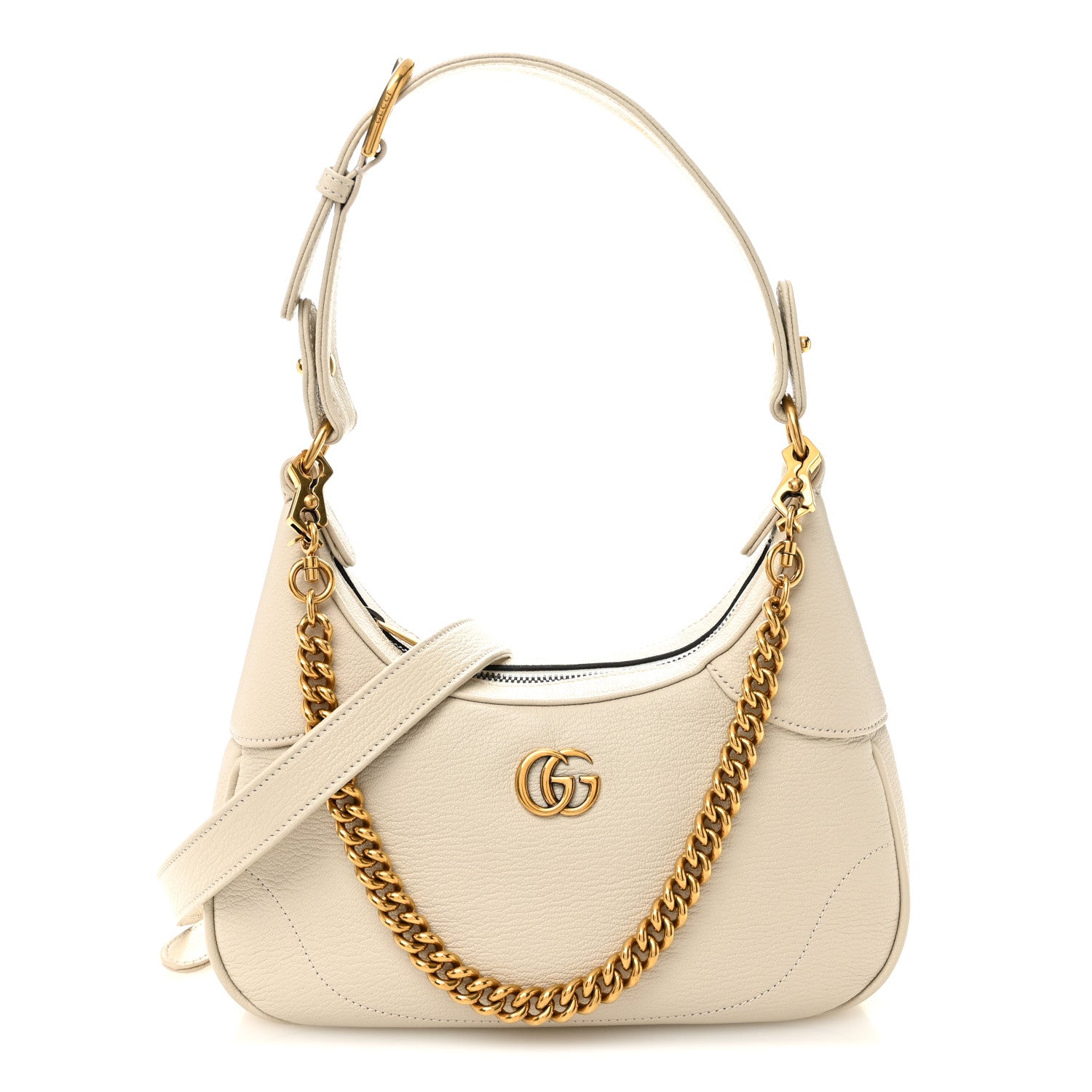 Gucci Goatskin Small Aphrodite Shoulder Bag Mystic White 1877808