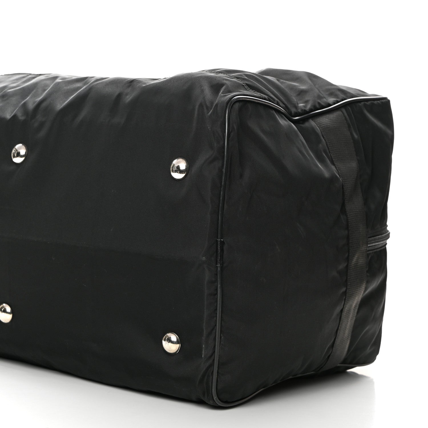 Prada Tessuto Nylon Saffiano Viaggio Carry On Travel Bag Black 9 of 13