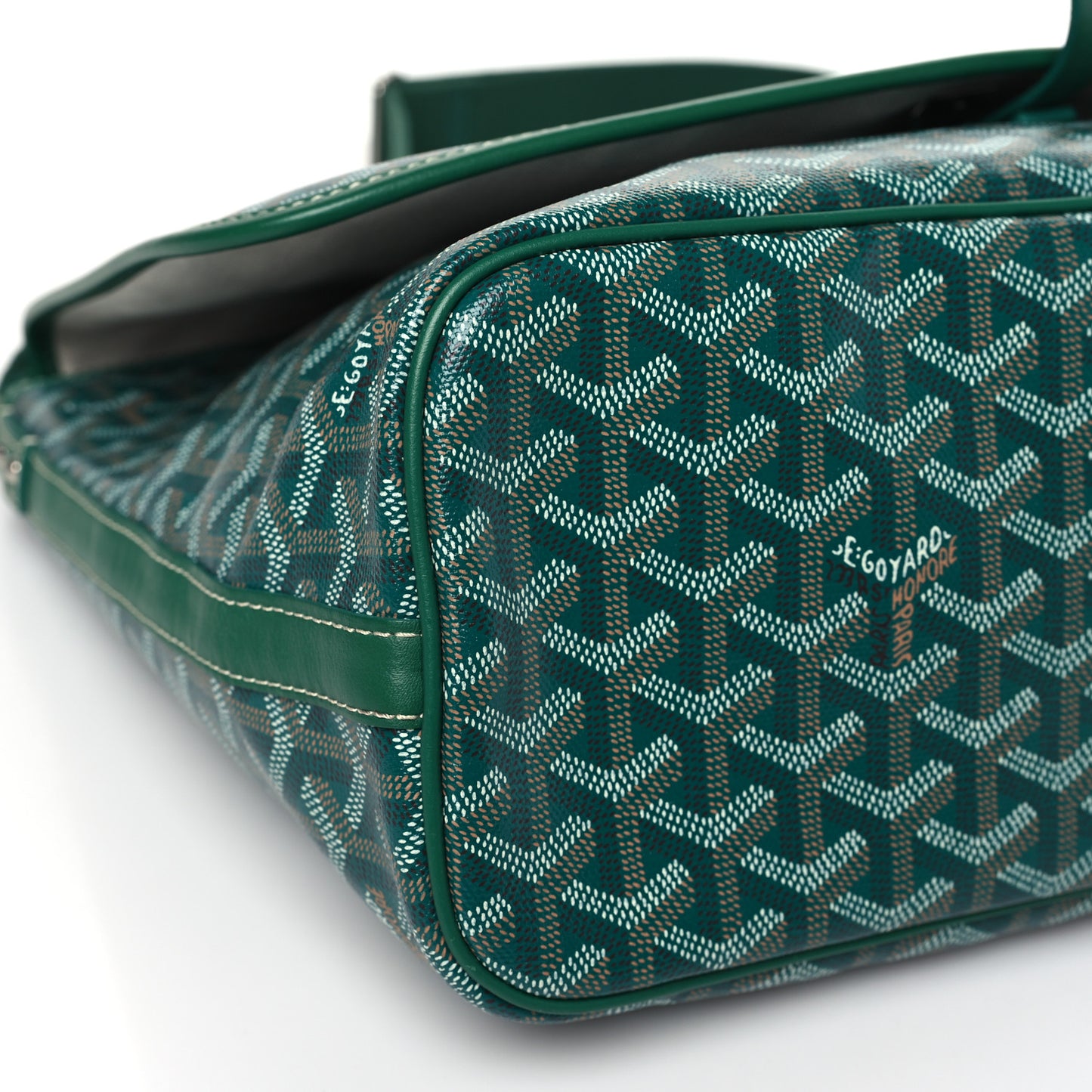 Goyardine Capetien Messenger Bag Green