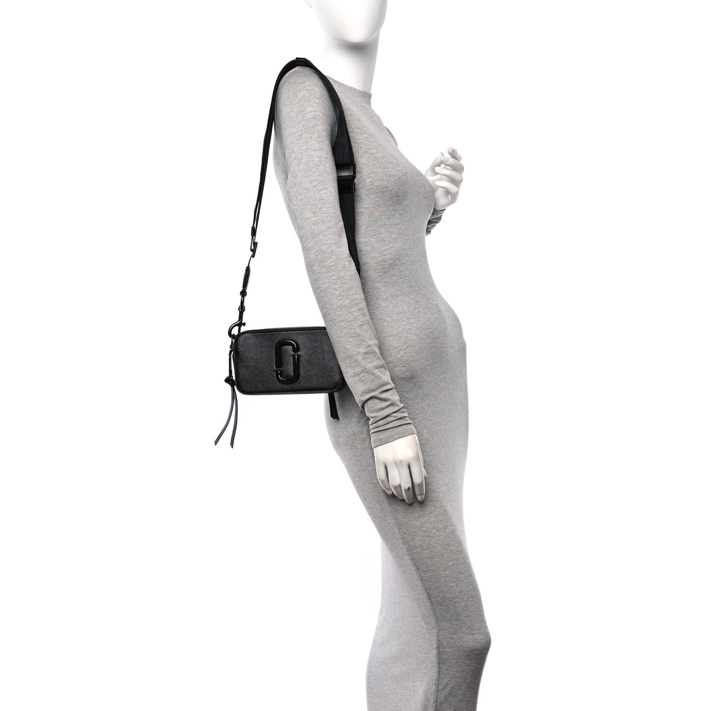 Saffiano Snapshot Camera Bag Black