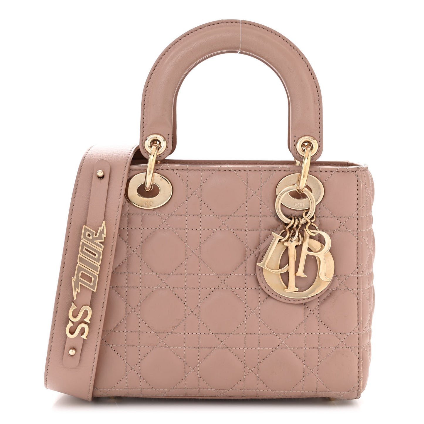 Lambskin Cannage Small My ABCDior Lady Dior Blush