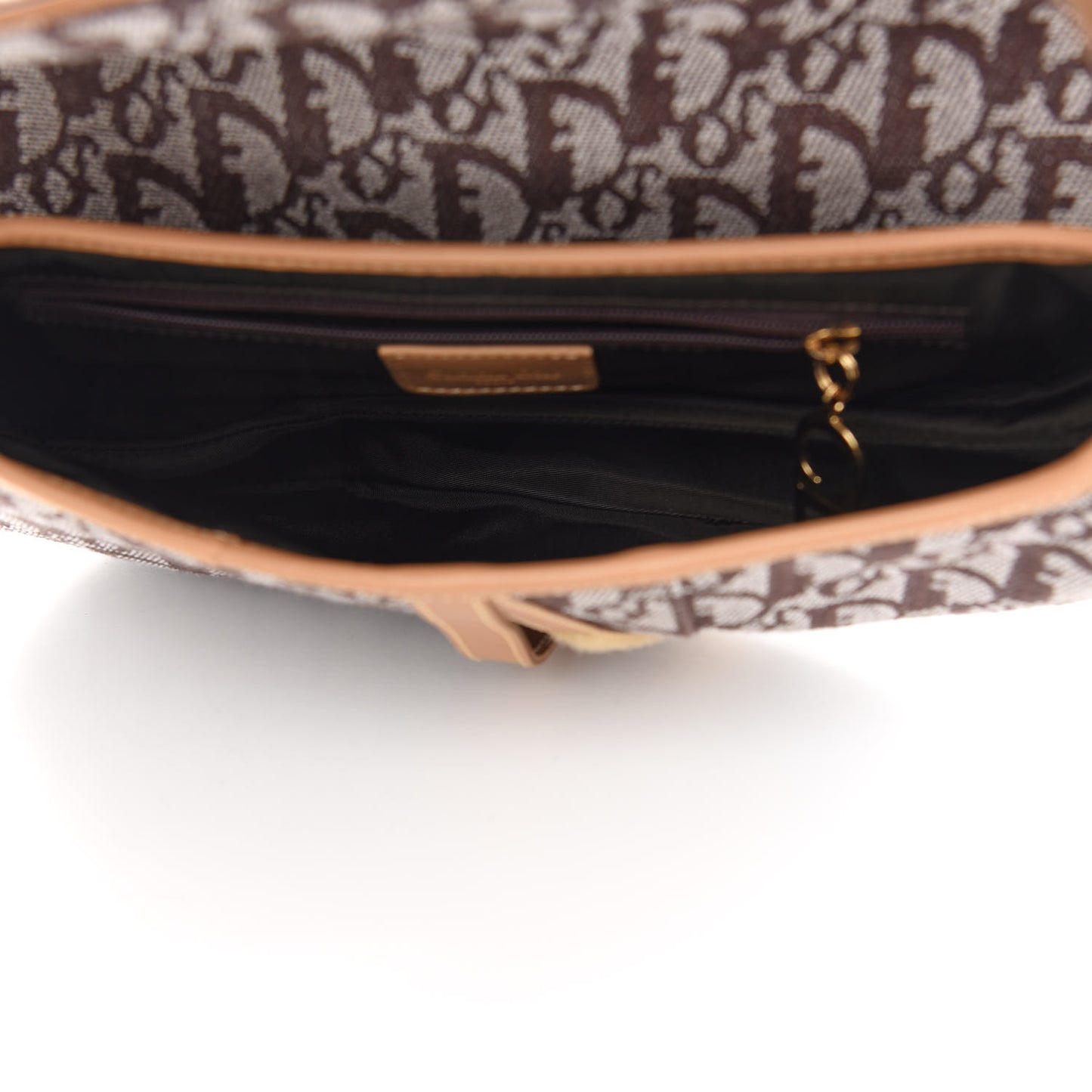 Monogram Saddle Bag Brown