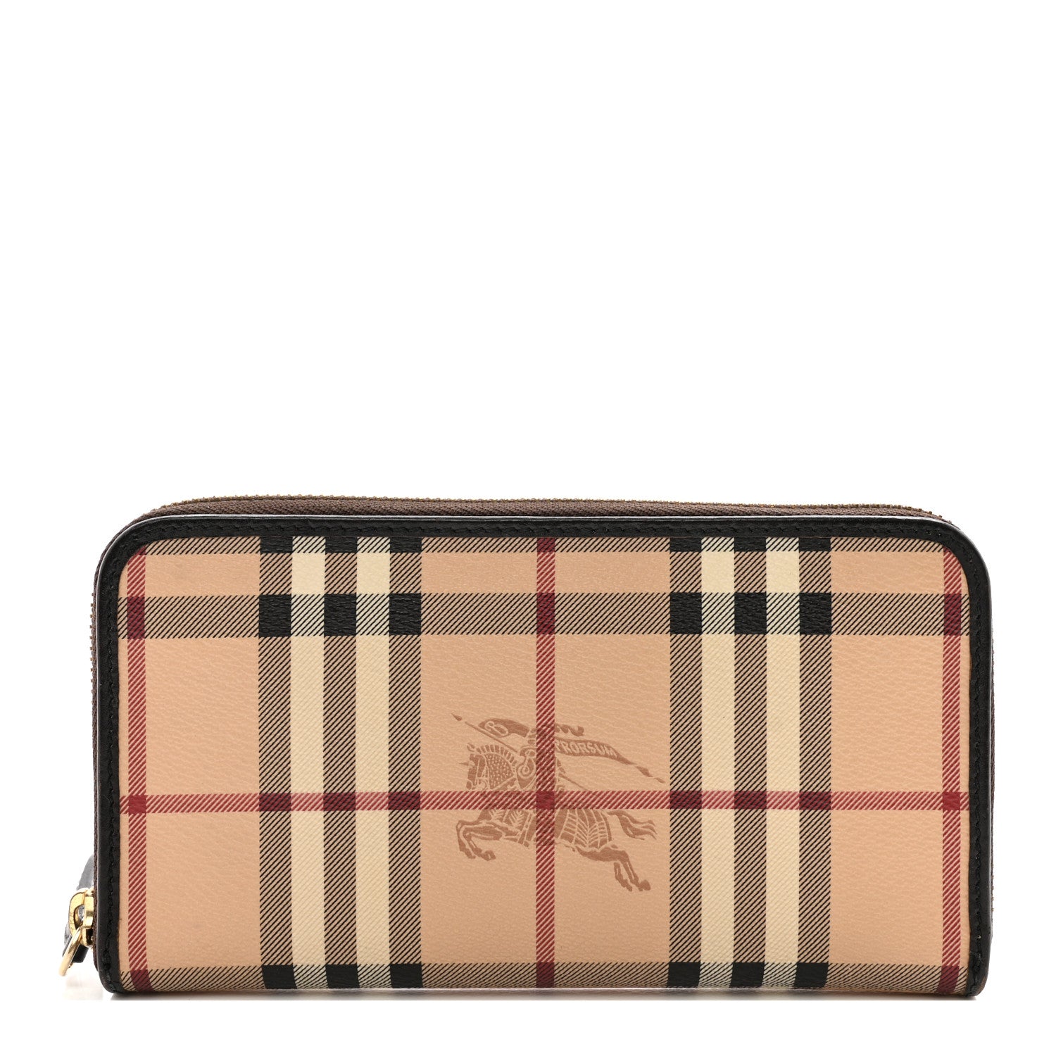 Burberry Haymarket Check Zip Around Wallet 1 of 9