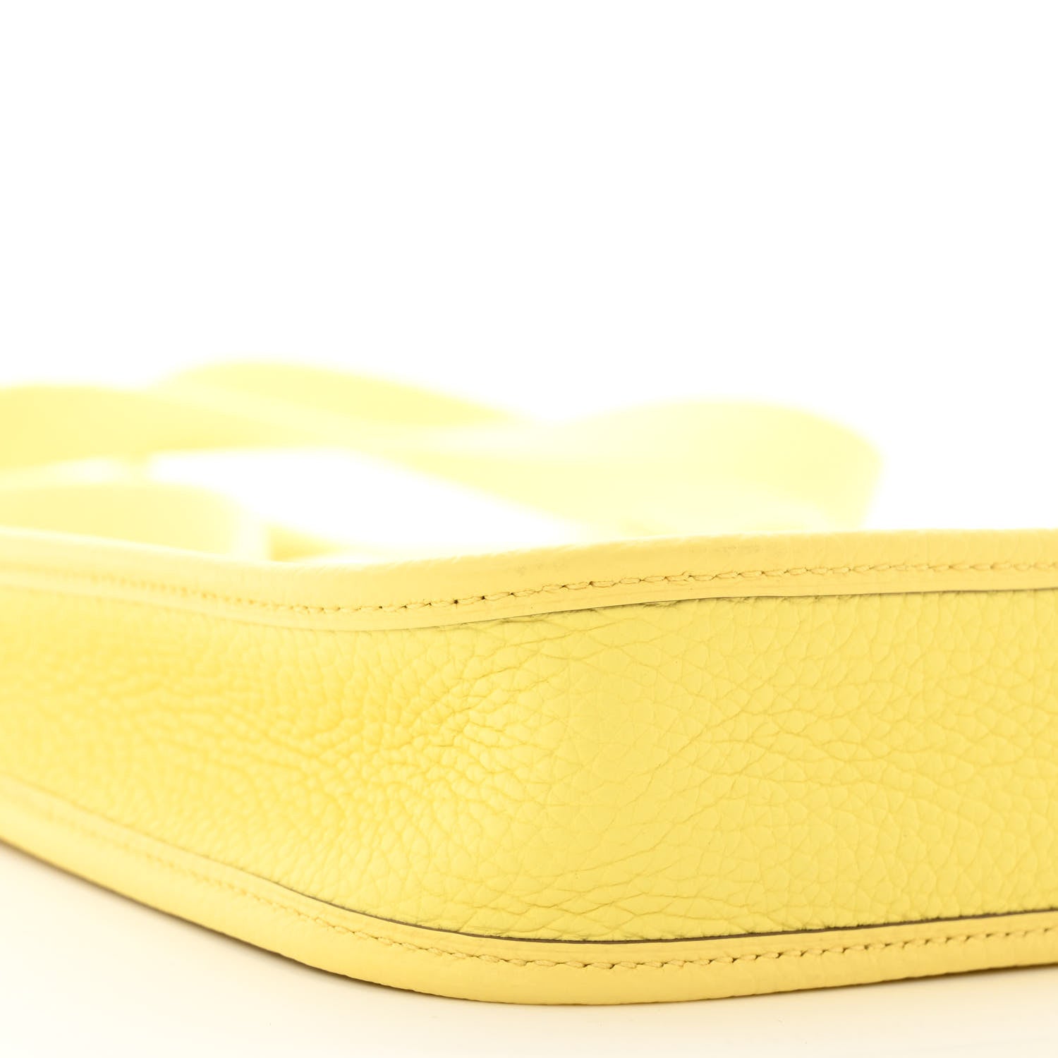 Hermes Taurillon Clemence Evelyne TPM Lime 9 of 11