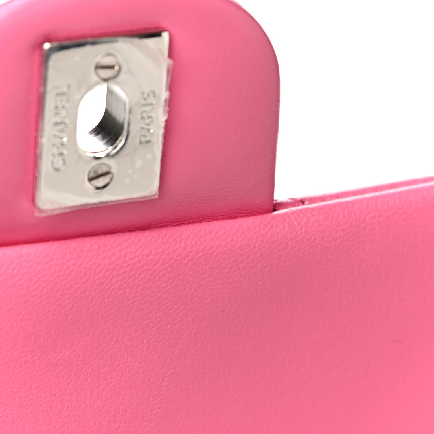 Chanel Lambskin Quilted Mini Square Flap Pink 11 of 13