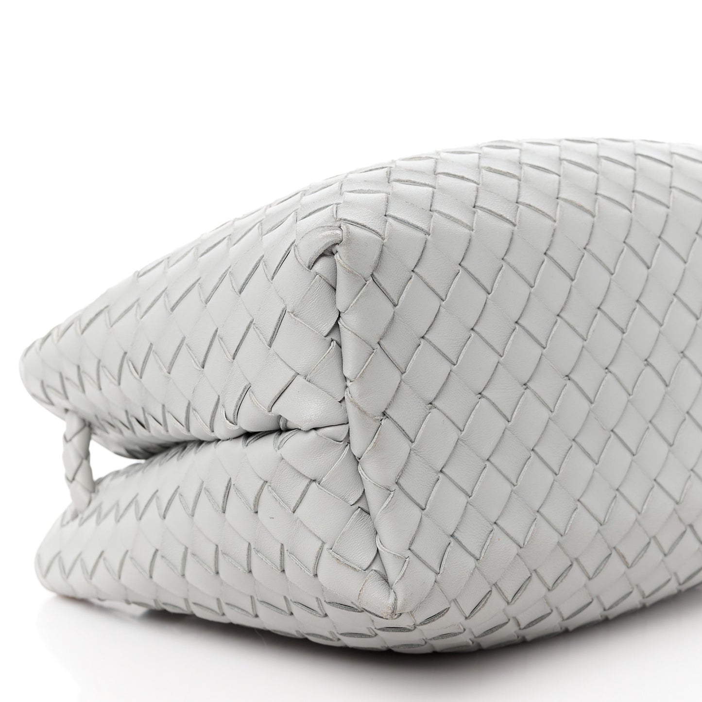 Nappa Intrecciato Medium Andiamo Shoulder Bag Sterling