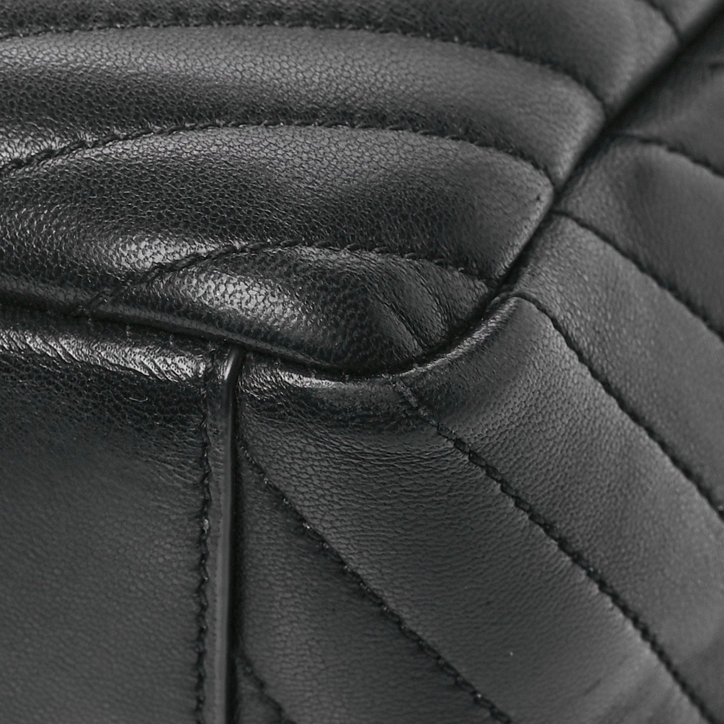 Lambskin Matelasse Monogram Joe Backpack Black