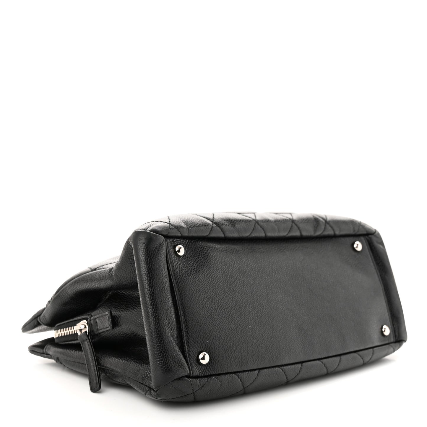 Caviar Quilted CC Timeless Soft Tote Black