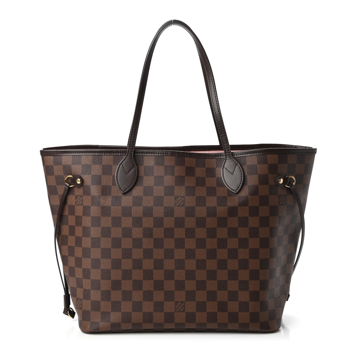 Damier Ebene Neo Neverfull MM Rose Ballerine