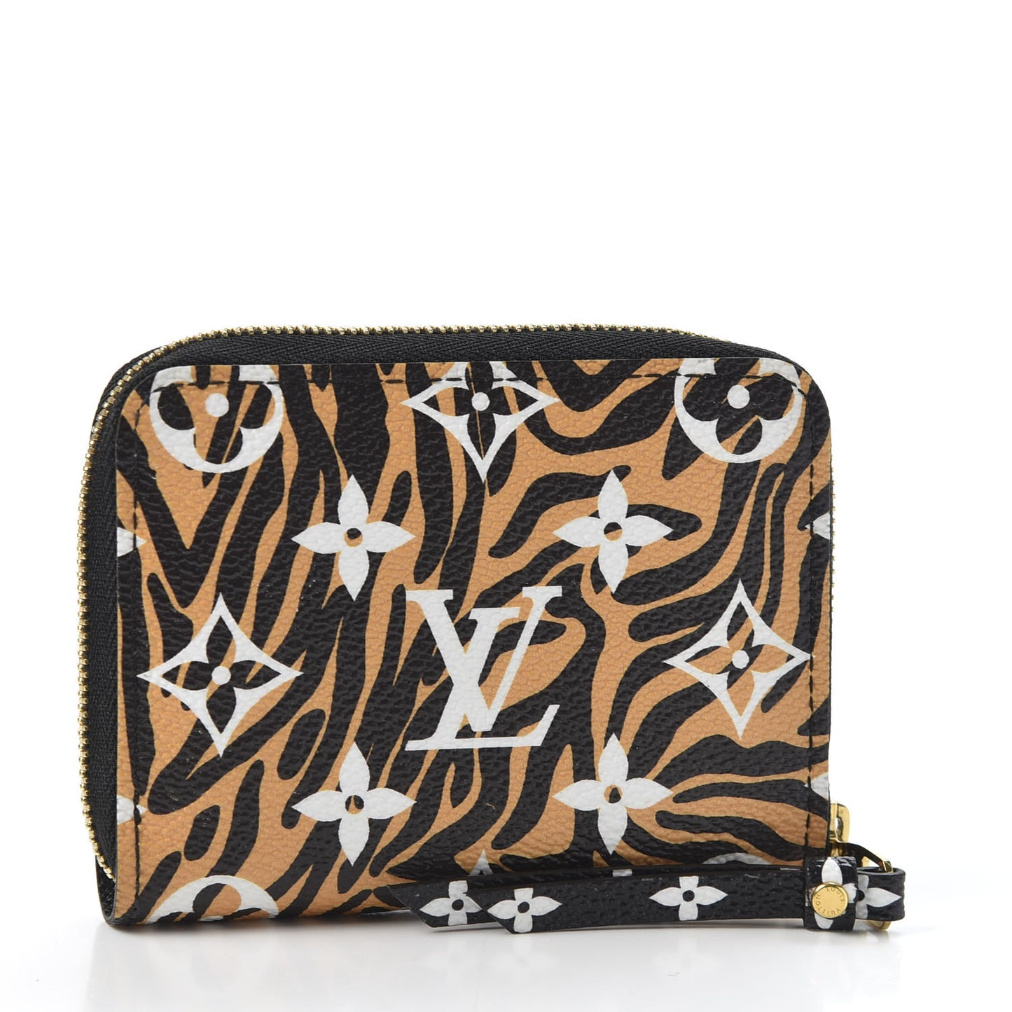 Monogram Giant Jungle Zippy Coin Purse Black