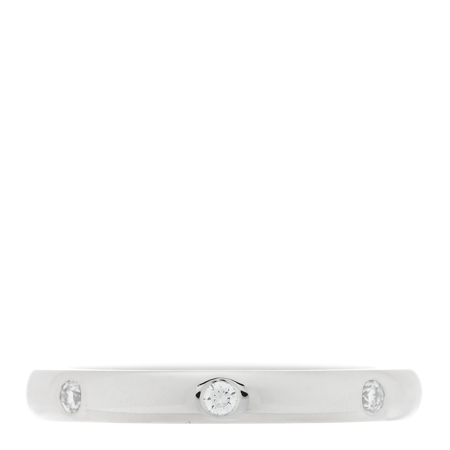Platinum Diamond Tendrement Etoiles Wedding Band Ring 49 5