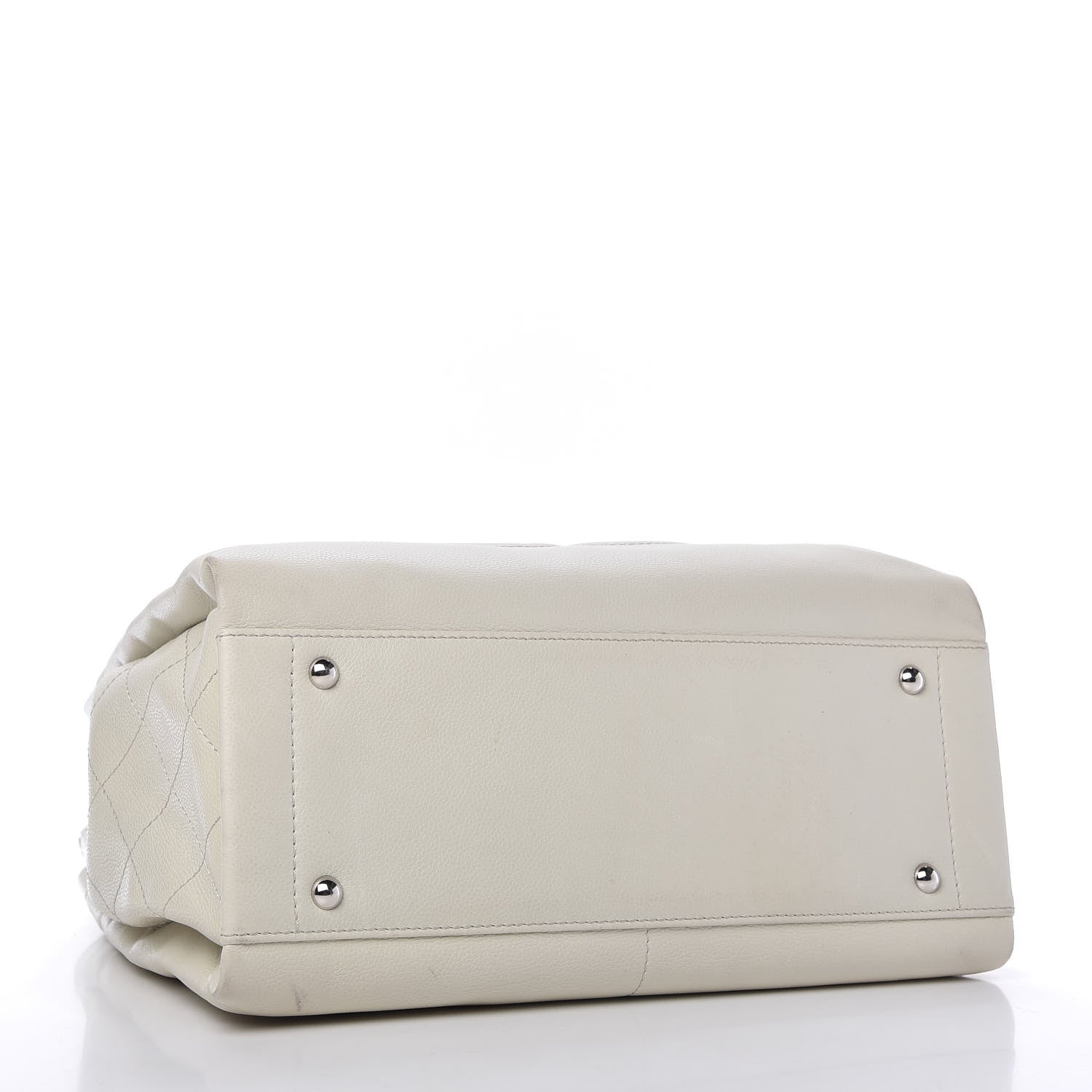 Chanel Caviar Executive Cerf Shopper Tote Beige 4 of 9