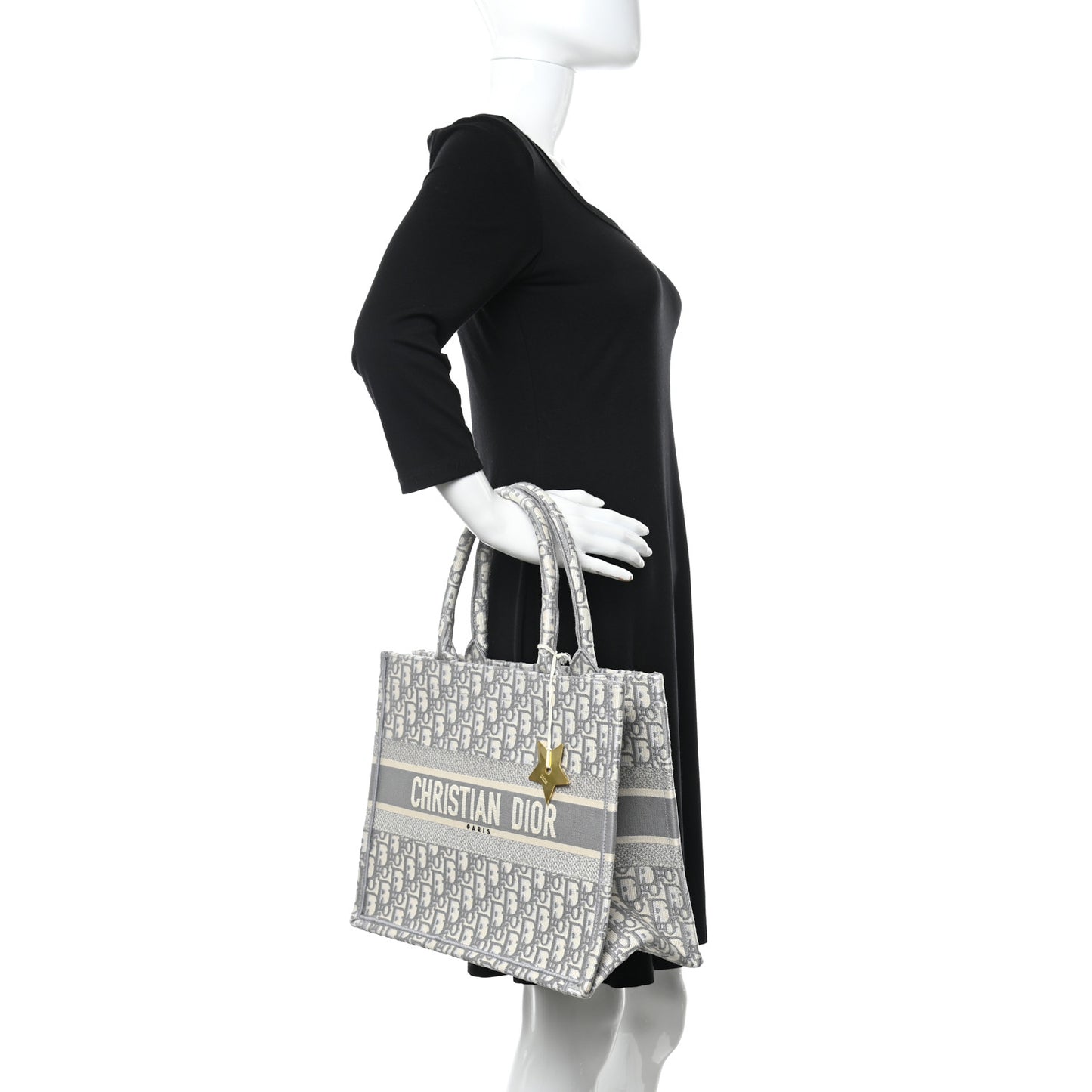 Oblique Medium Book Tote Grey