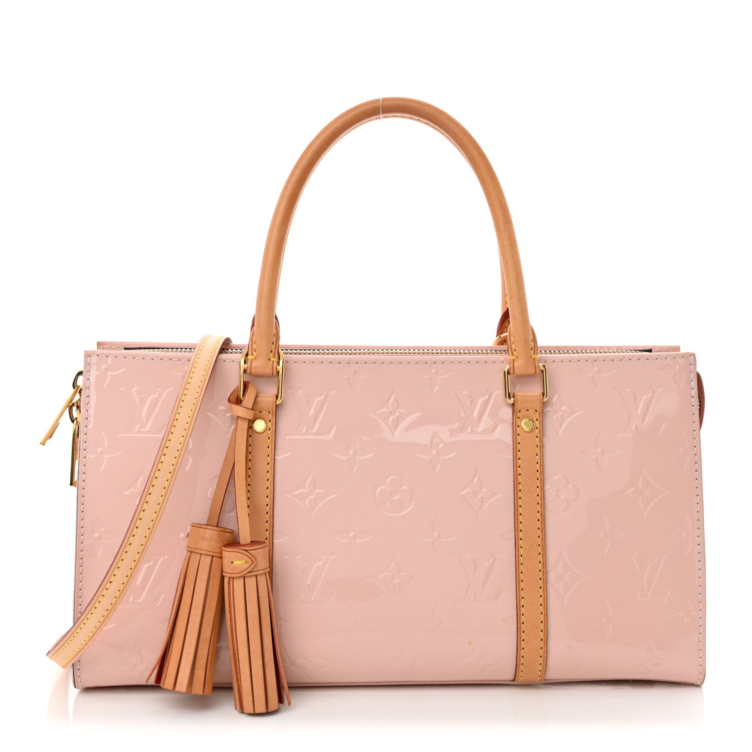 Louis Vuitton Vernis Neo Triangle Rose Ballerine 1706695