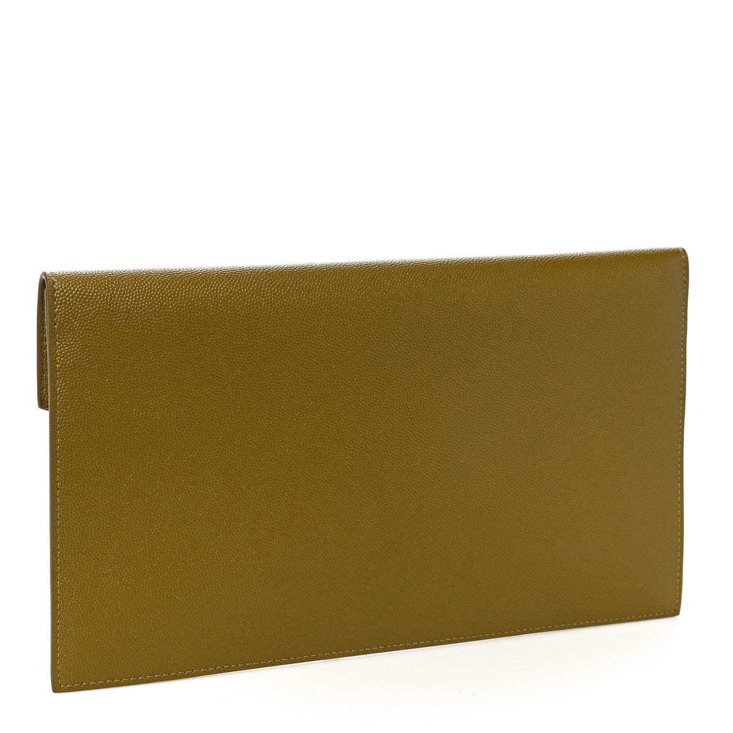 Saint Laurent Grain De Poudre Uptown Pouch Olive 3 of 10
