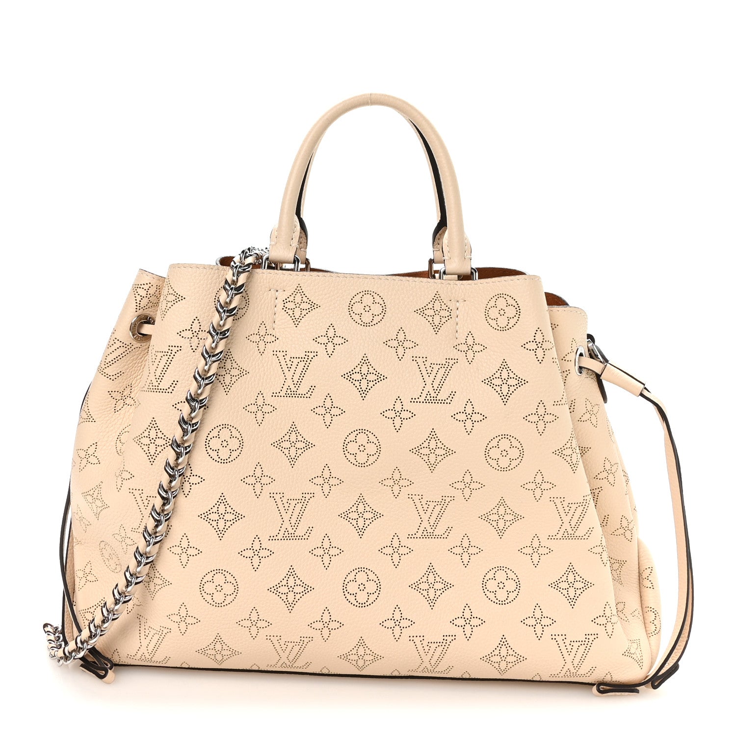 LOUIS VUITTON ビジネスバッグ グレー/ベージュ Louis Vuitton Mahina Bella Tote Creme Beige 1853930 – FASHIONPHILE