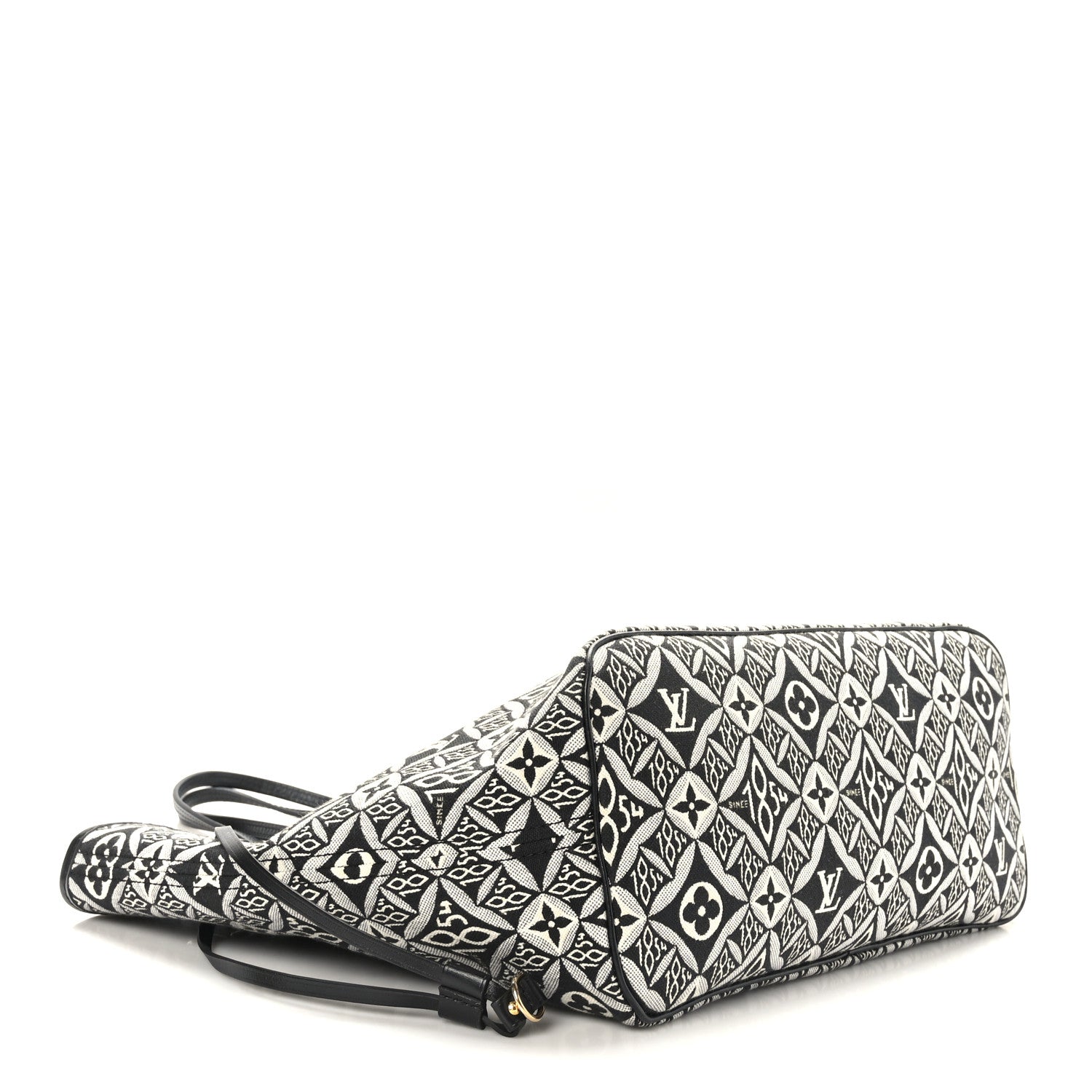 Louis Vuitton Jacquard Since 1854 Neverfull MM Grey 5 of 9