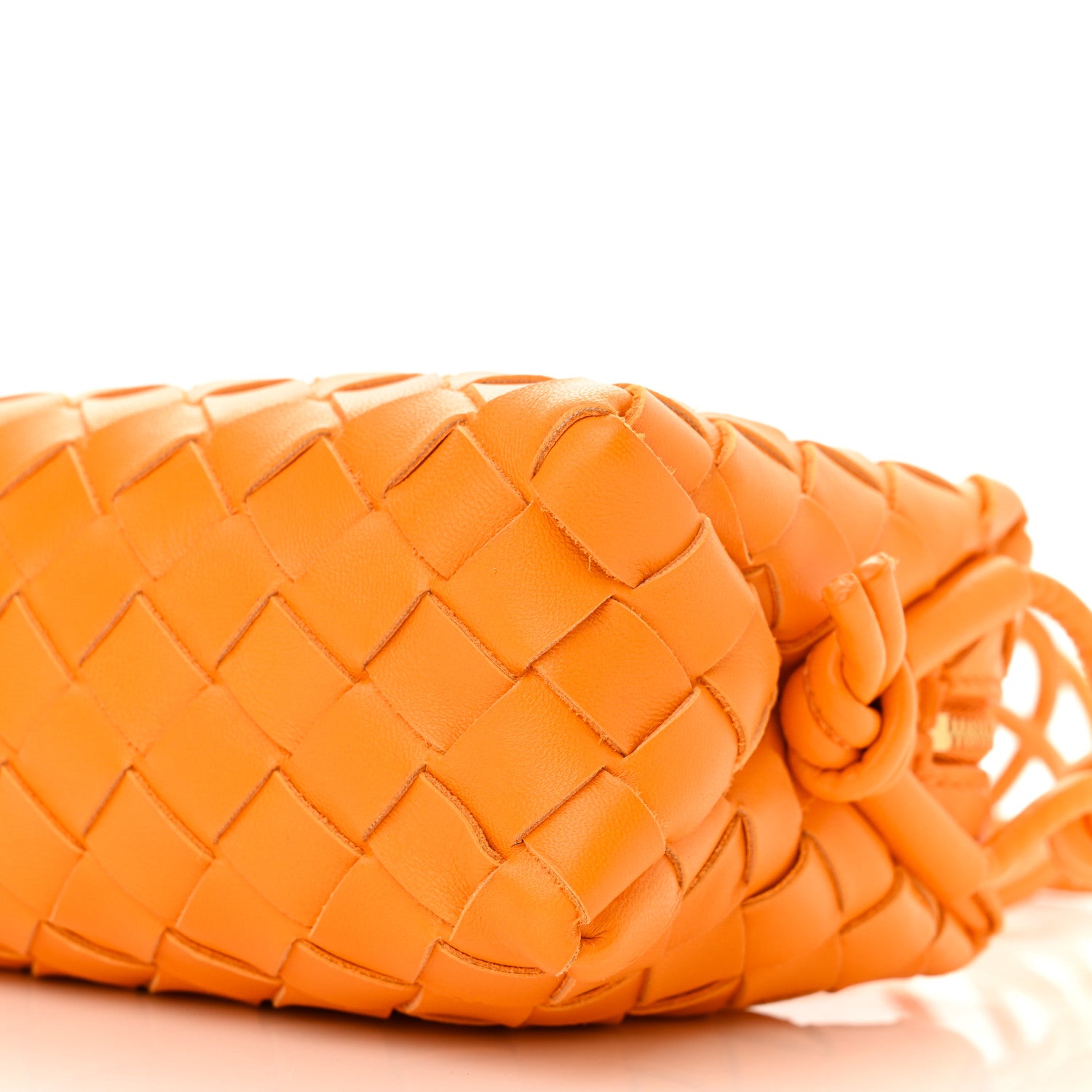 Bottega Veneta Nappa Intrecciato Mini Loop Camera Bag Tangerine 9 of 9