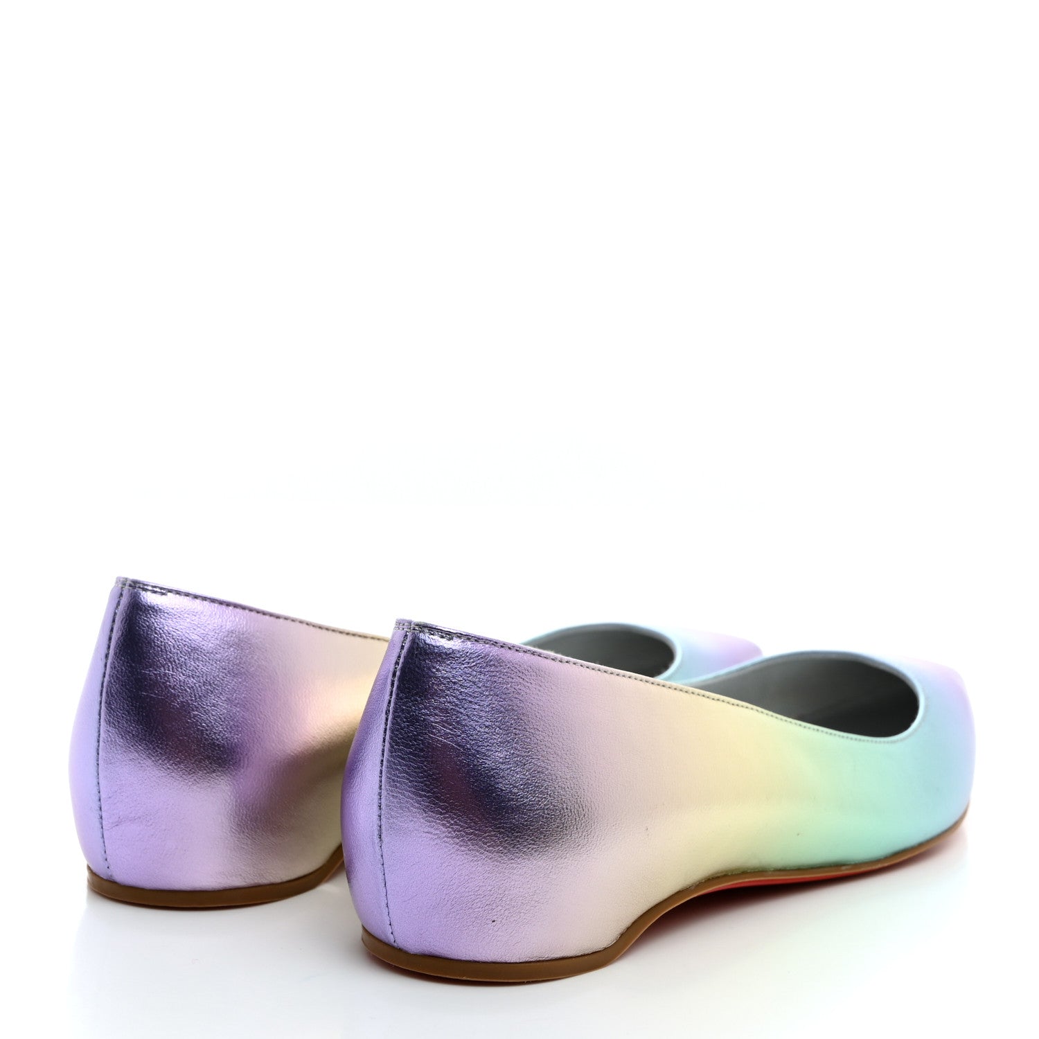 Christian Louboutin Iridescent Nappa Kate Flats 36.5 Multicolor 4 of 8