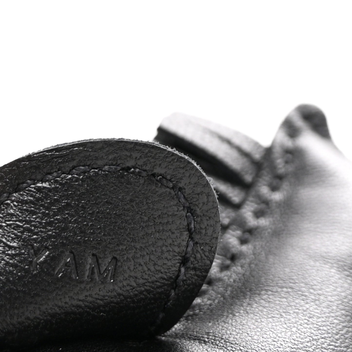 Milo Lambskin Grigri Rodeo Horse Bag Charm PM So Black