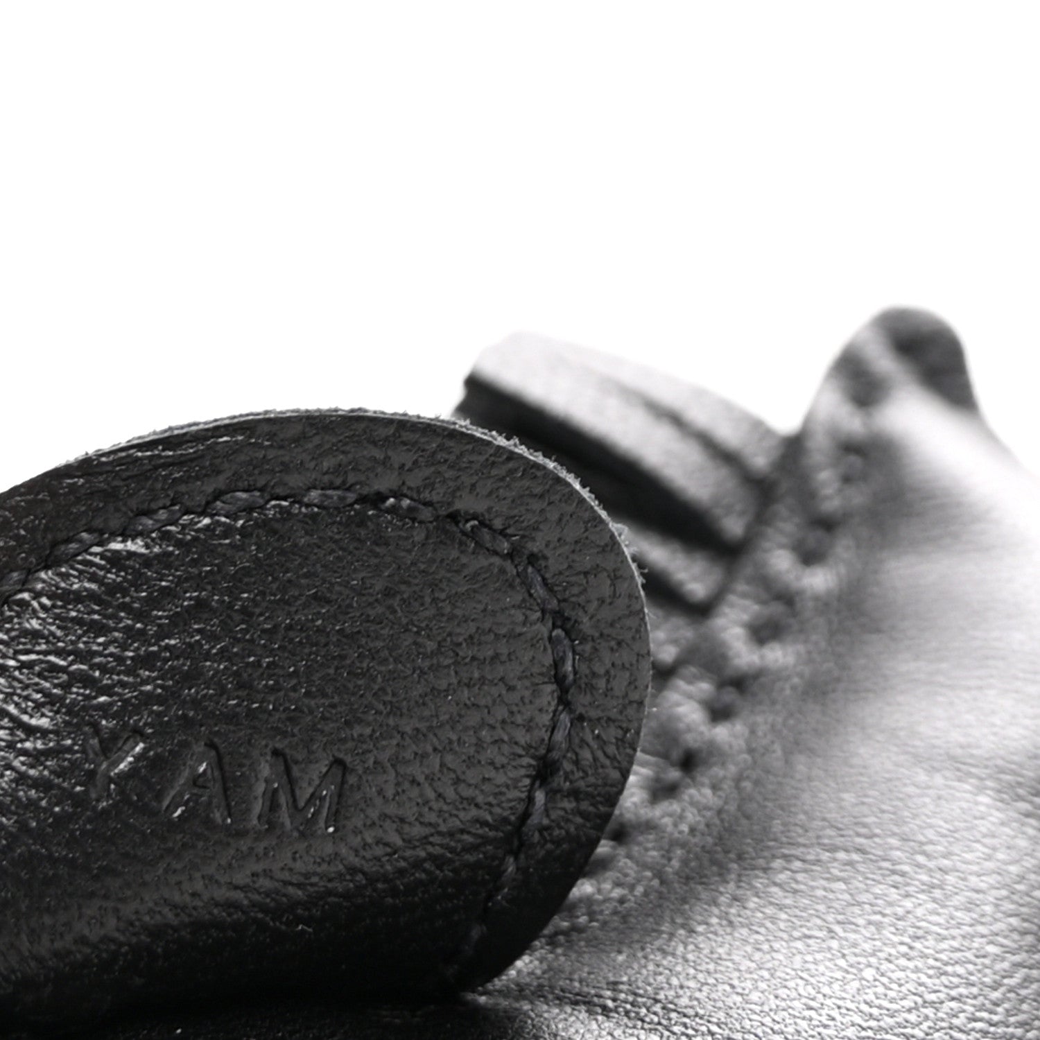 Hermes Milo Lambskin Grigri Rodeo Horse Bag Charm PM So Black 3 of 5