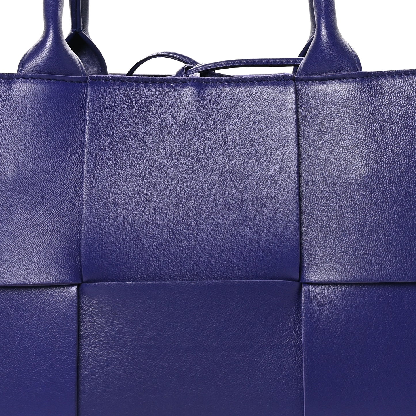 Smooth Calfskin Intrecciato Small Arco Tote Unicorn