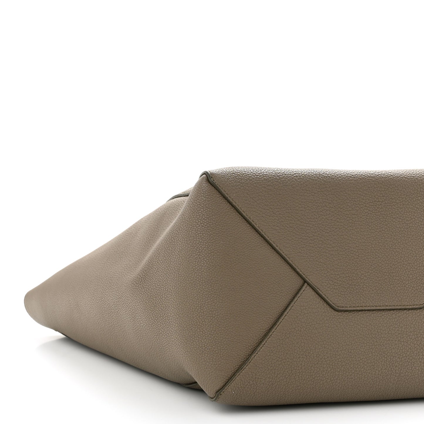 Soft Grained Calfskin Small Belt Cabas Phantom Taupe
