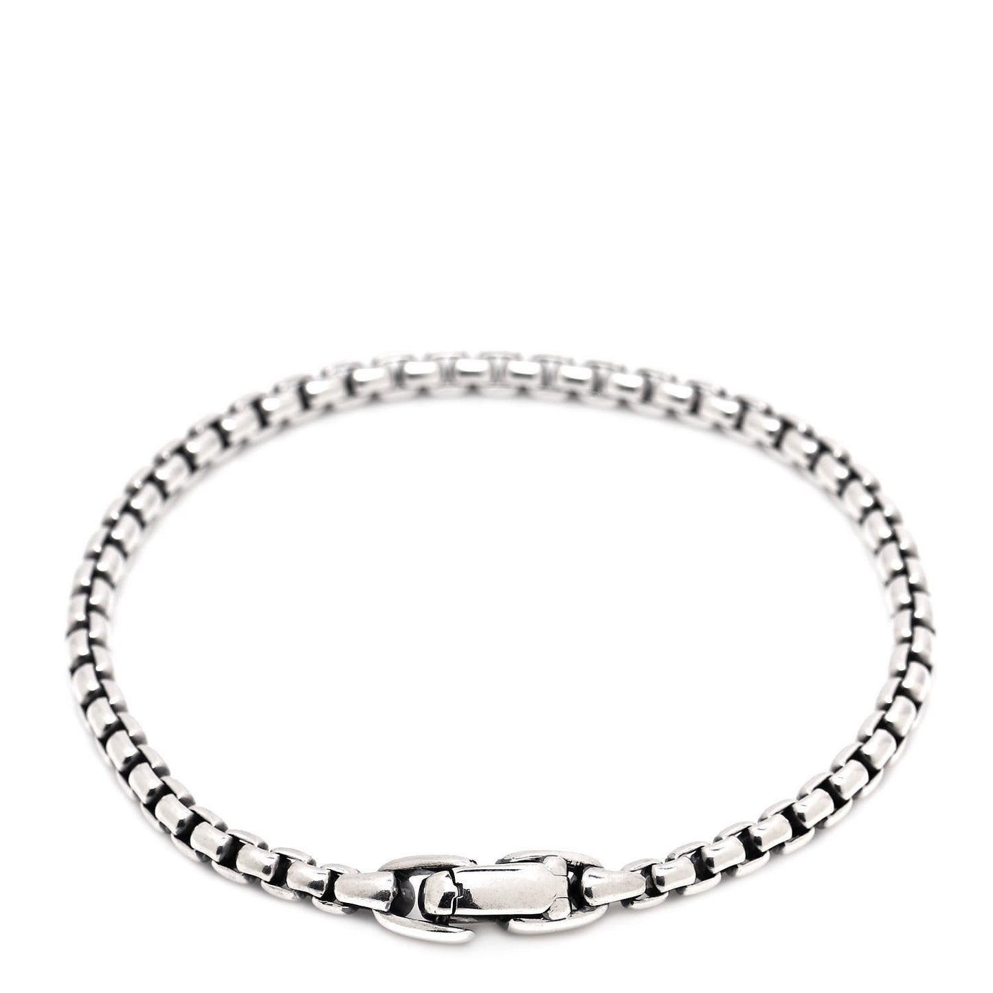 Sterling Silver 4mm Box Chain Bracelet