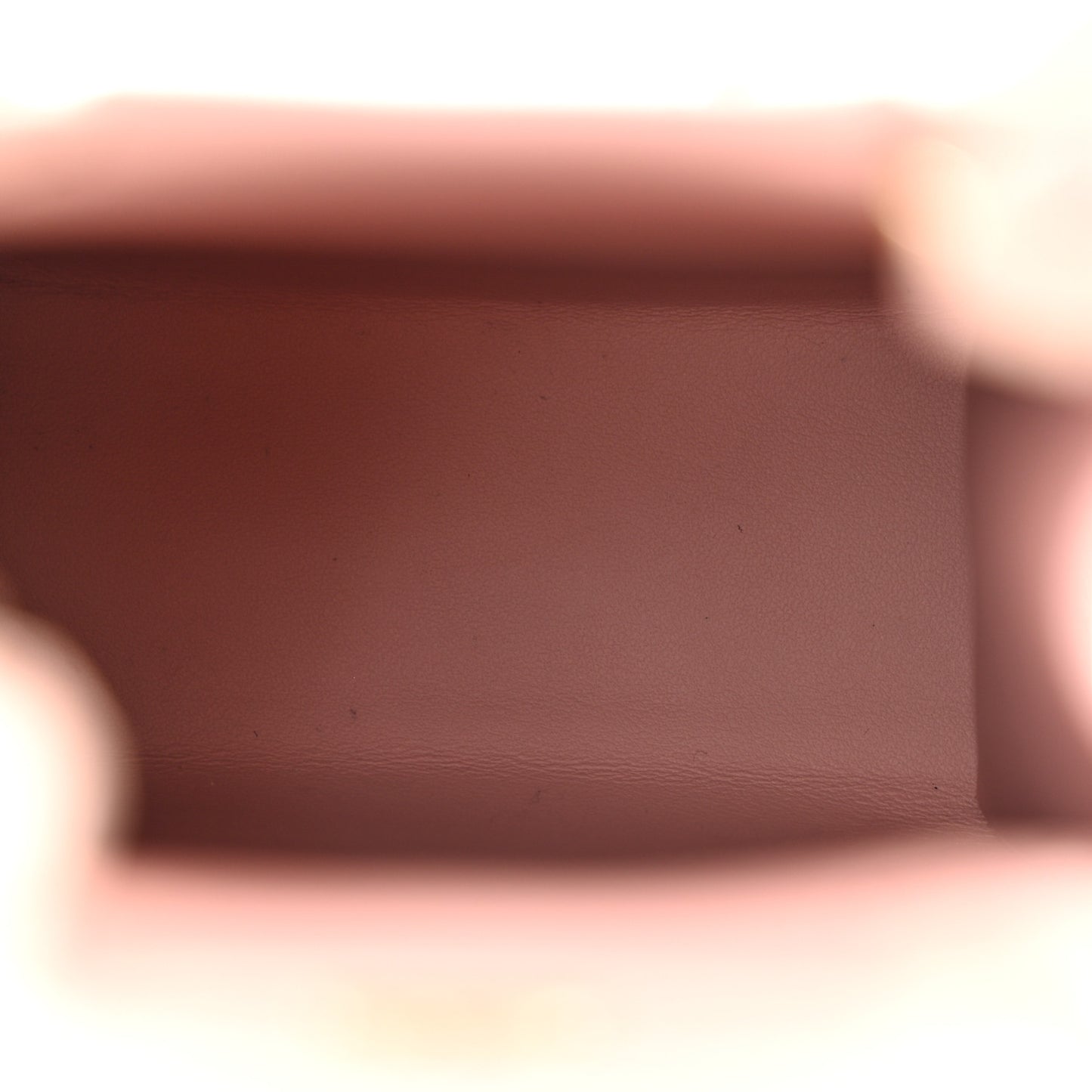 Grainy Calfskin Micro Frances Tote Dusky Pink