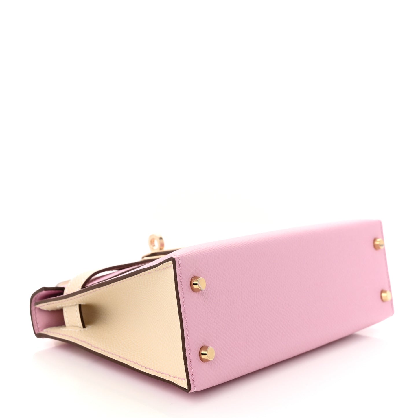 Epsom Horseshoe Mini Kelly Sellier 20 Mauve Sylvestre Craie