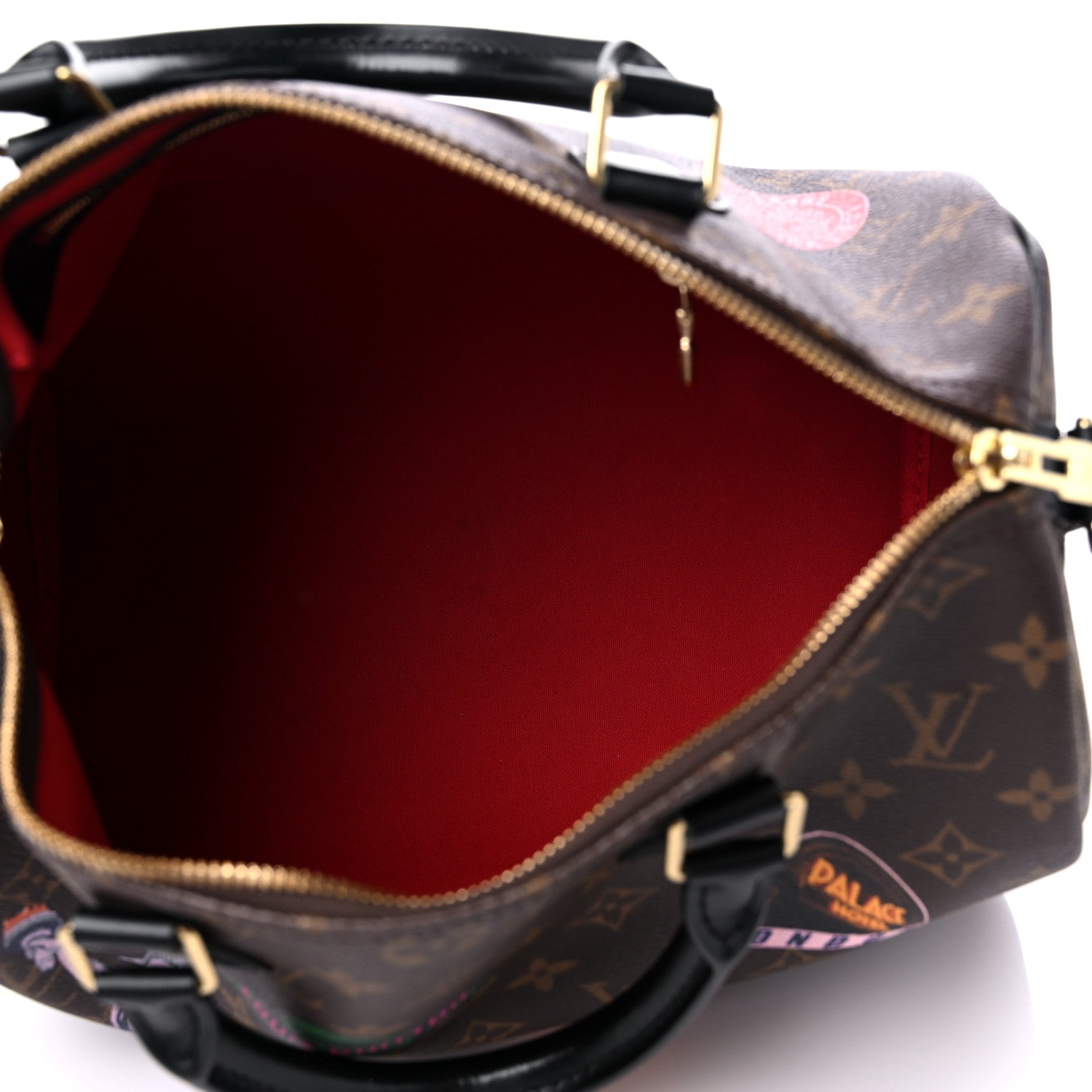 Louis Vuitton Monogram My World Tour Speedy Bandouliere 30 Black 4 of 12