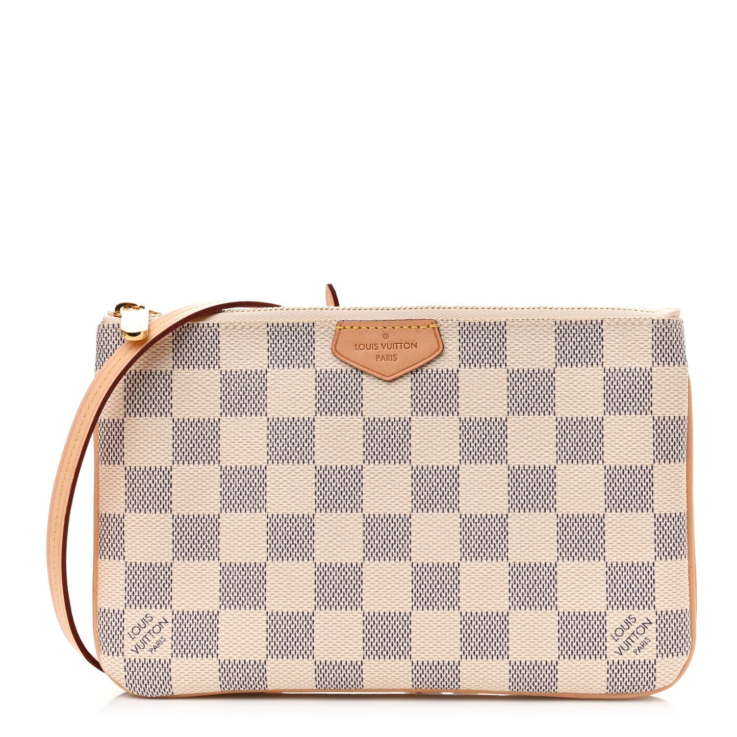 Damier Azur Double Zip Pochette