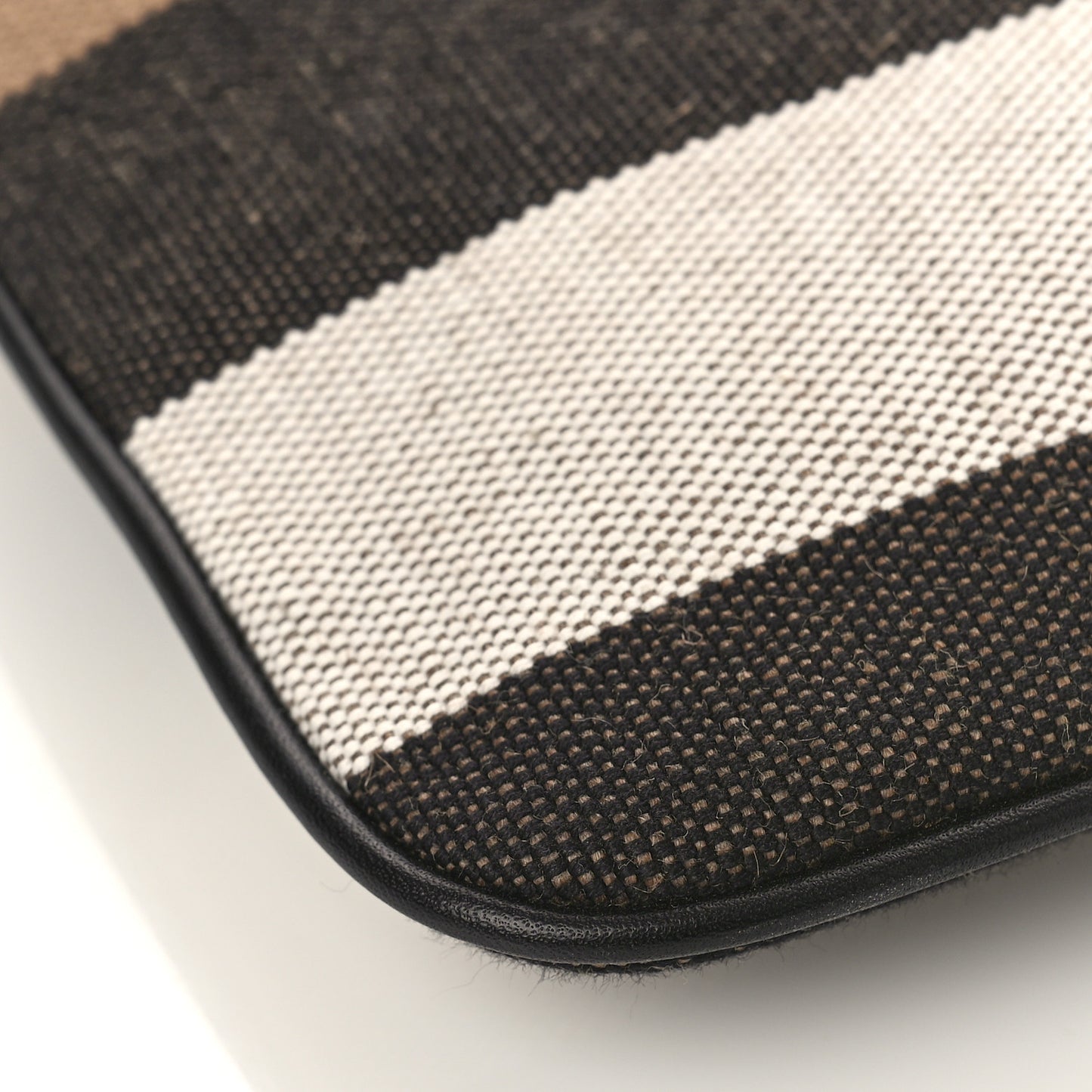 Mega Check Peyton Crossbody Clutch Bag Black