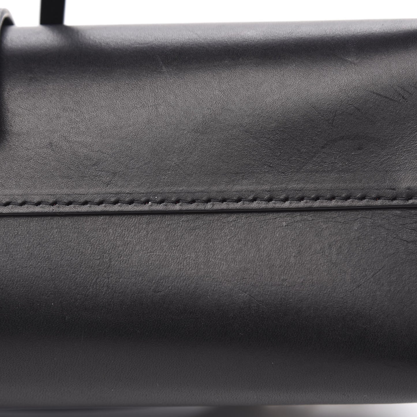 Calfskin Mini Lady Bag Black Flamma