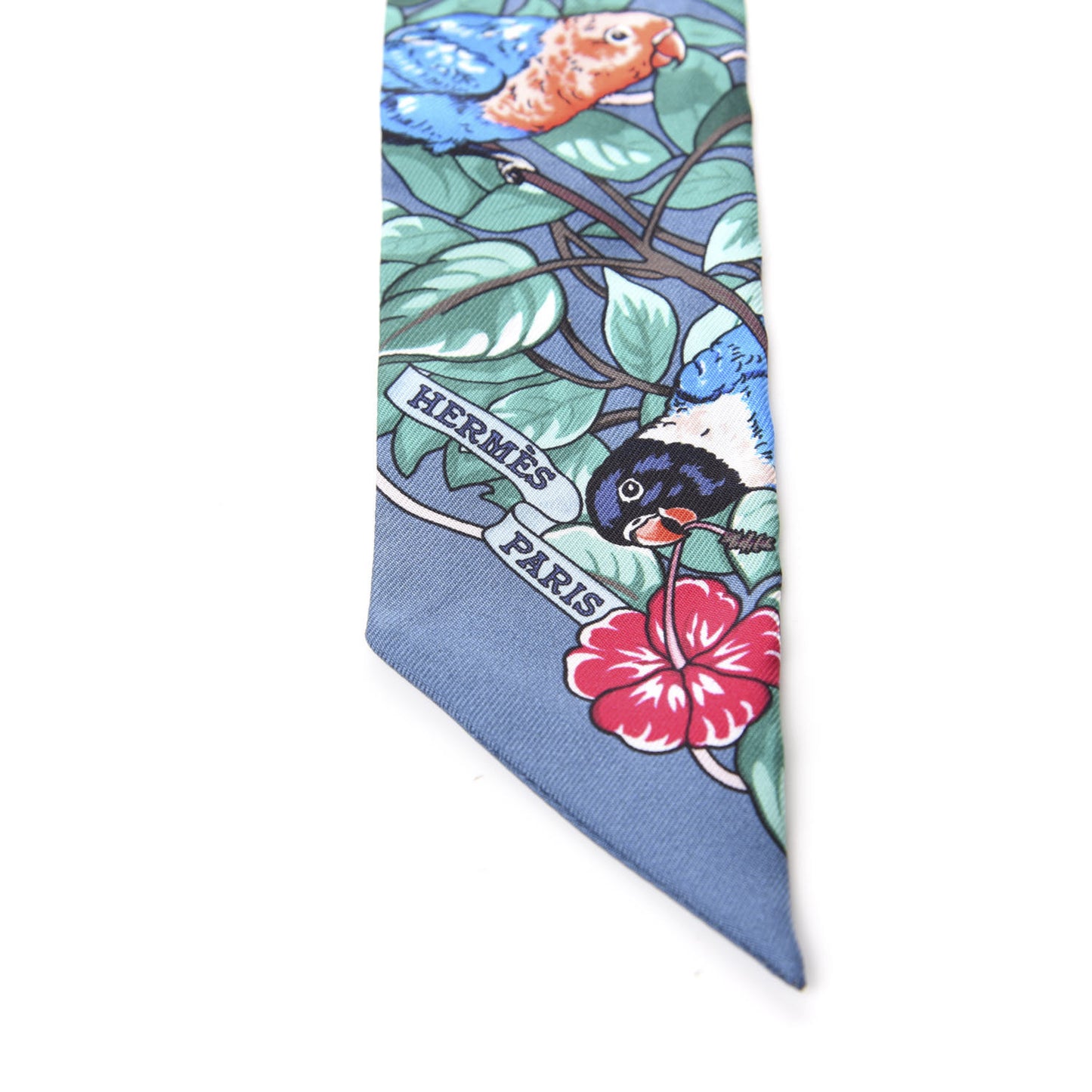 Silk Jungle Love Twilly Gris Bleuete Vert