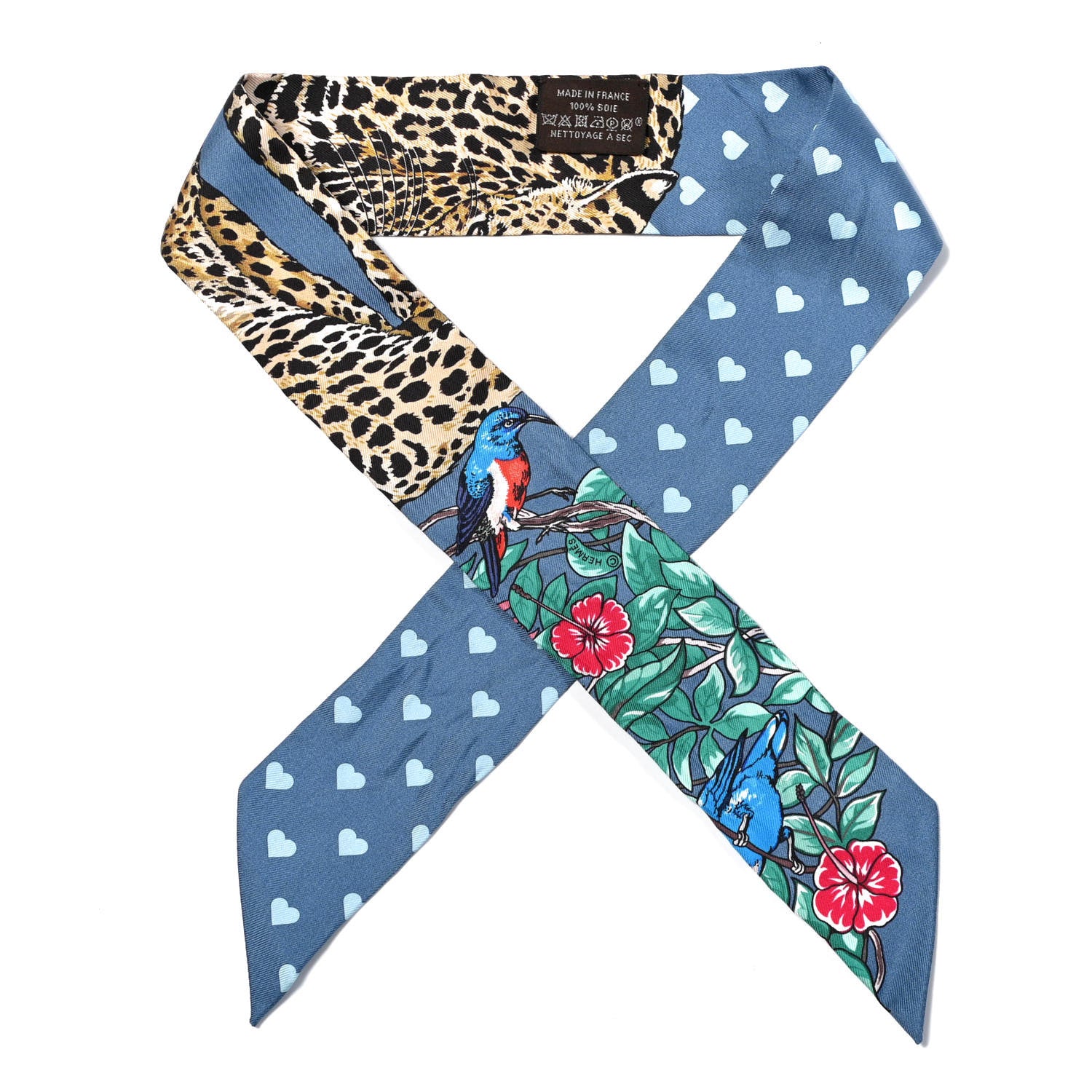 Hermes Silk Jungle Love Twilly Gris Bleuete Vert 787230 – FASHIONPHILE